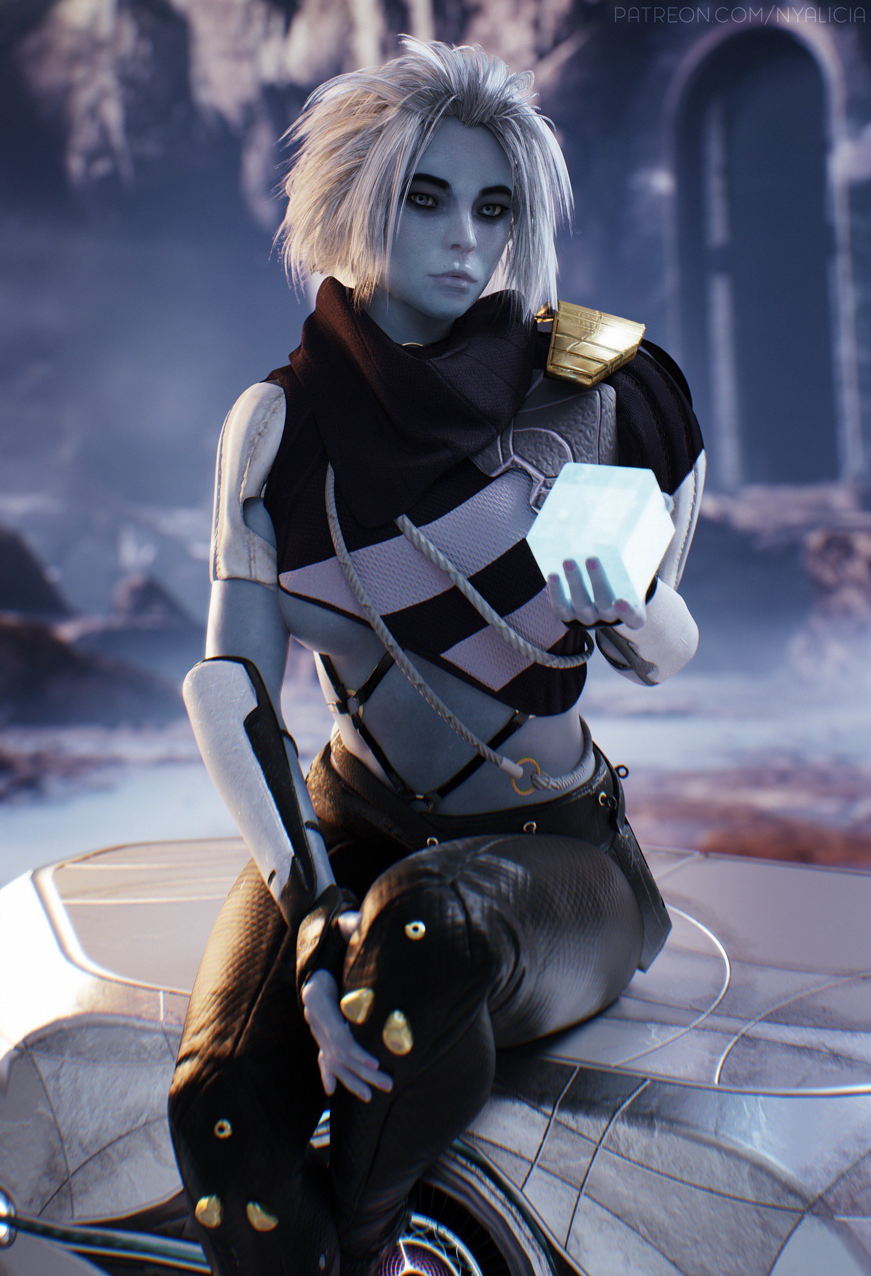 Nyalicia✿ [Destiny 2] Mara Sov Queen Of The Awoken In Dreaming City Hi Res: Hi Res Underwear: Support Me On Patreon And Get NSFW Image! Discord