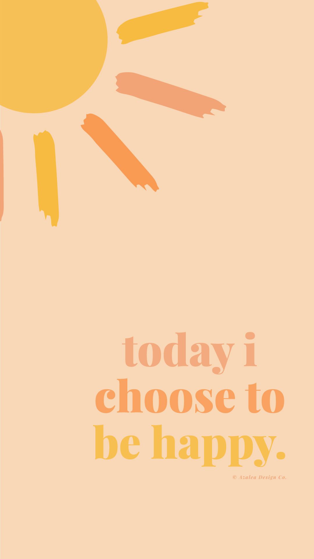 Today I choose to be happy. Positive affirmation. Desktop background quote, Choose happy, Quote background