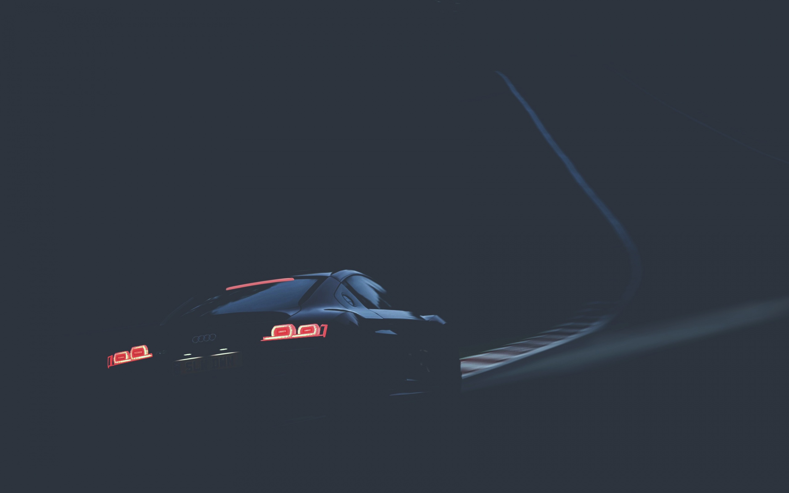 Wallpaper 4k Audi R8 Tail Lights Wallpaper