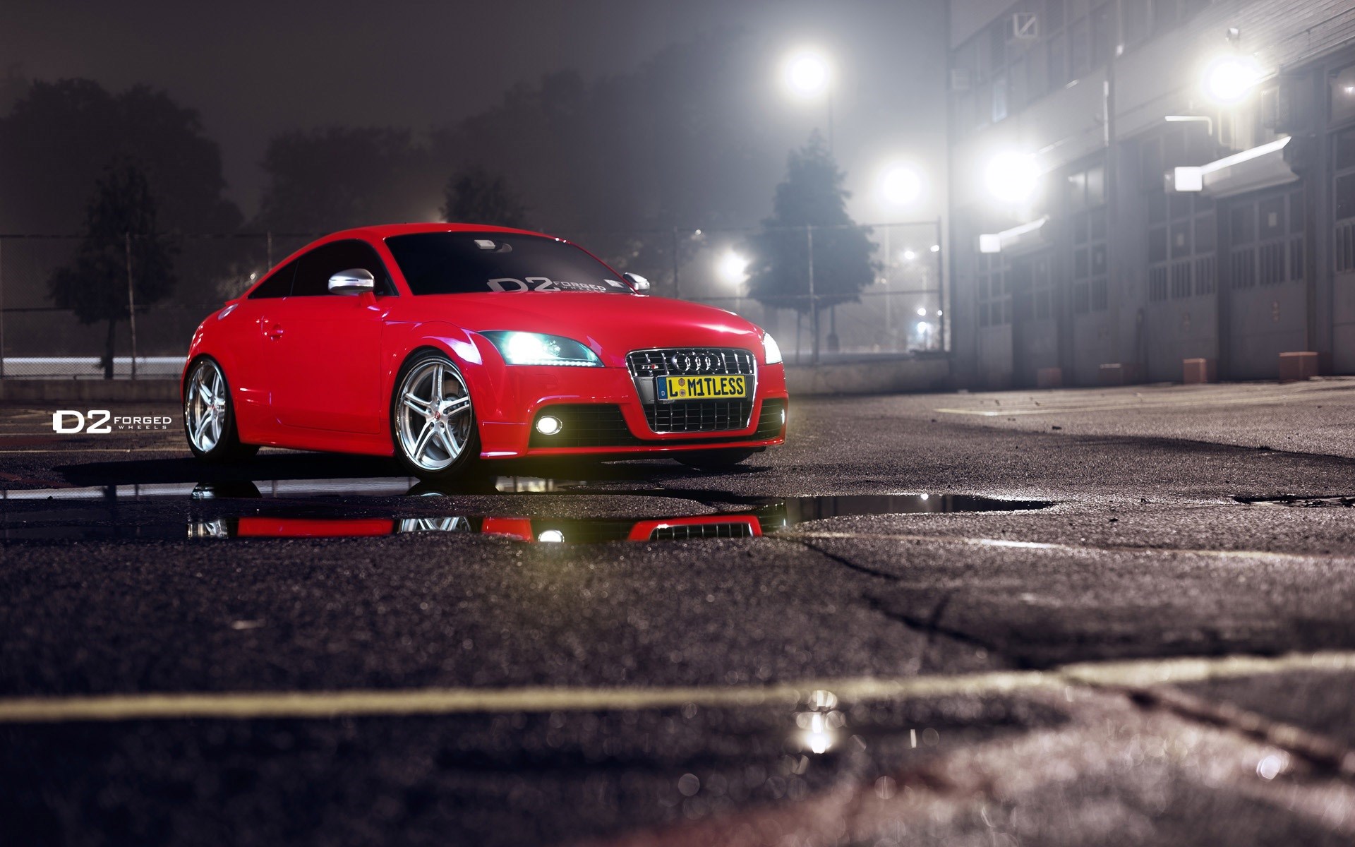 Audi TT Red Parking Lights wallpaperx1200