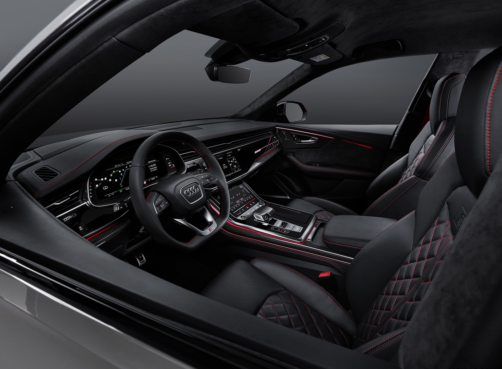 2022 Audi Q8 S Line Competition Plus Interior Wallpaper