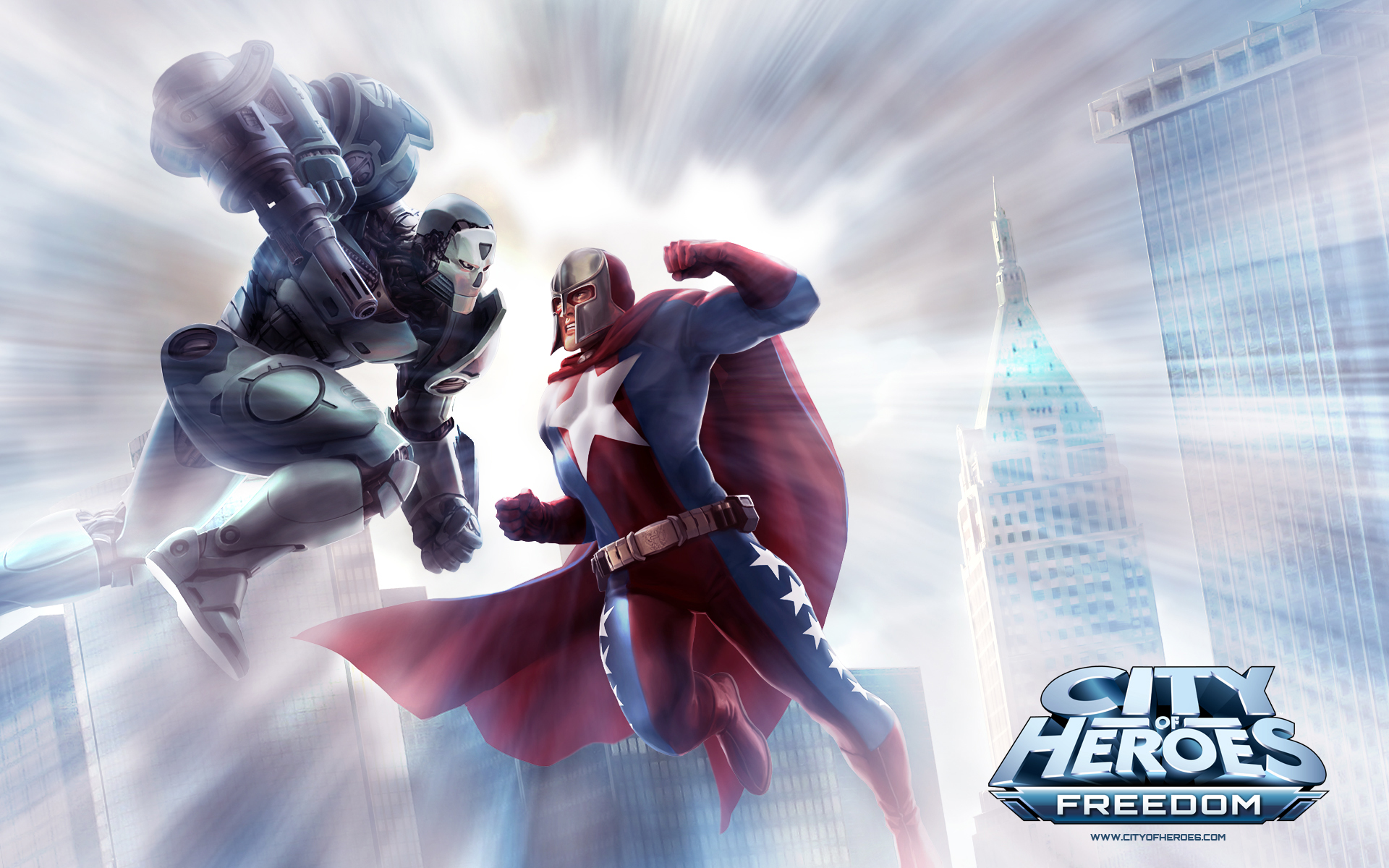 Wallpaper. City of Heroes®, The World's Most Popular Superpowered MMO