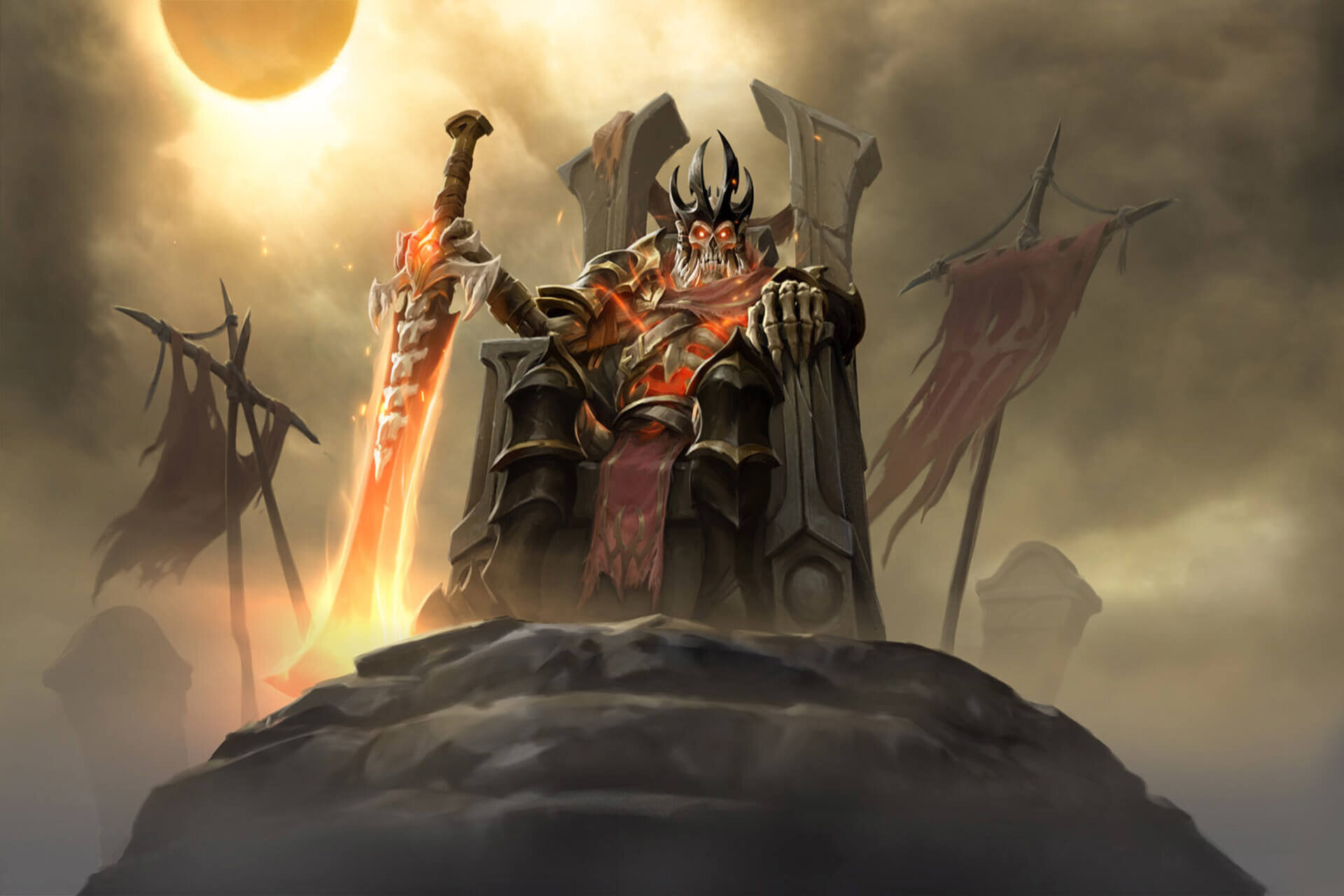 Wraith King Arcana Dota 2 (Wallpaper > Dota 2)