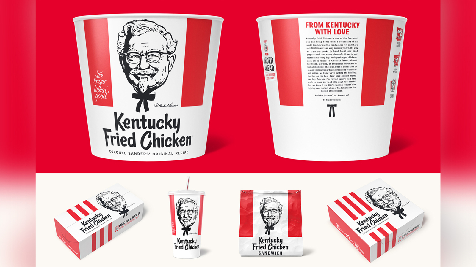 KFC is changing its packaging. Here's what it looks like