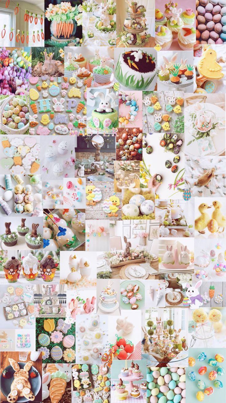Easter collage. Easter wallpaper, Easter background, Easter collage
