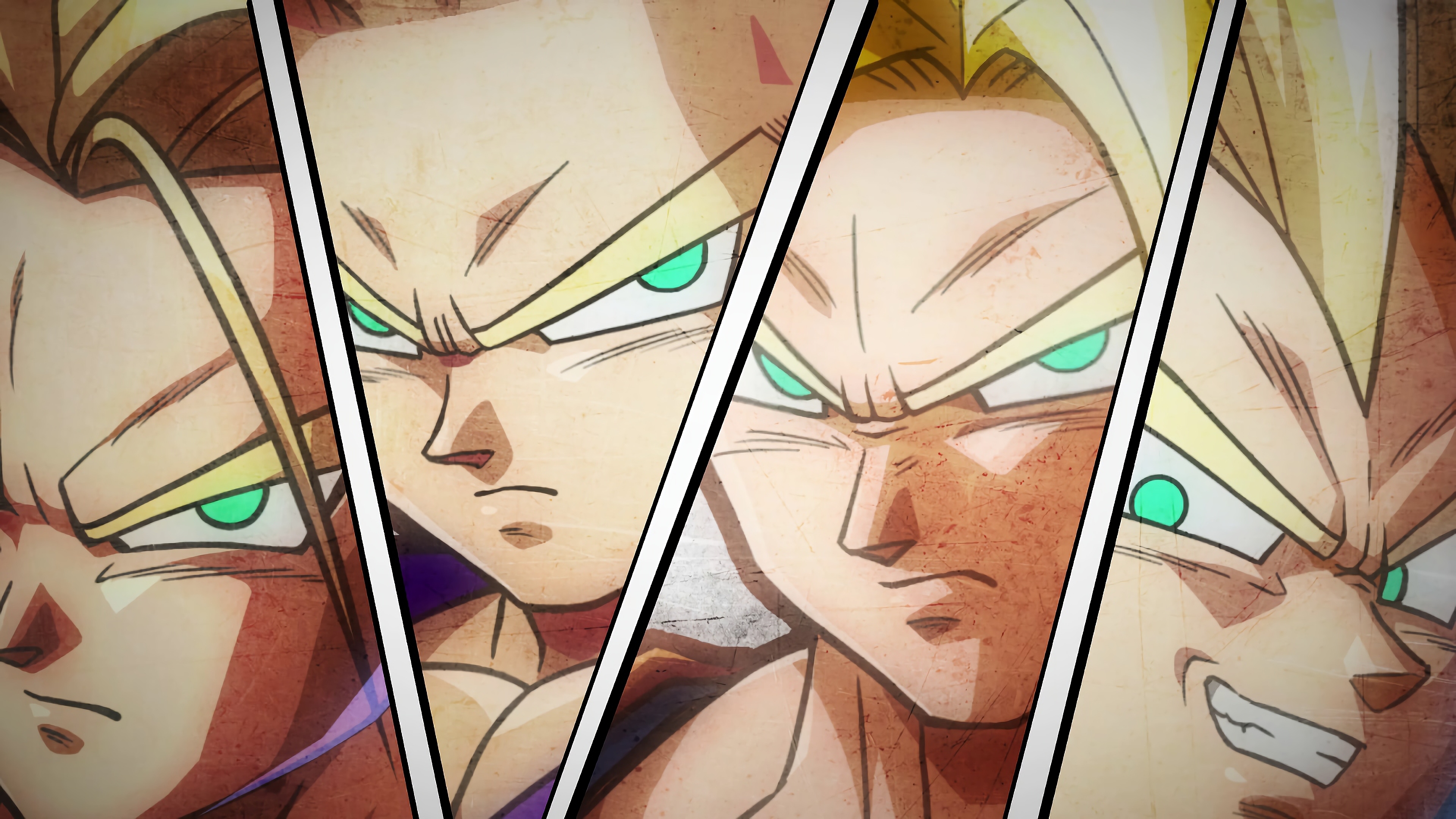 Dragon Ball Z, Goku, Gohan, Vegeta, Trunks 4K wallpaper download