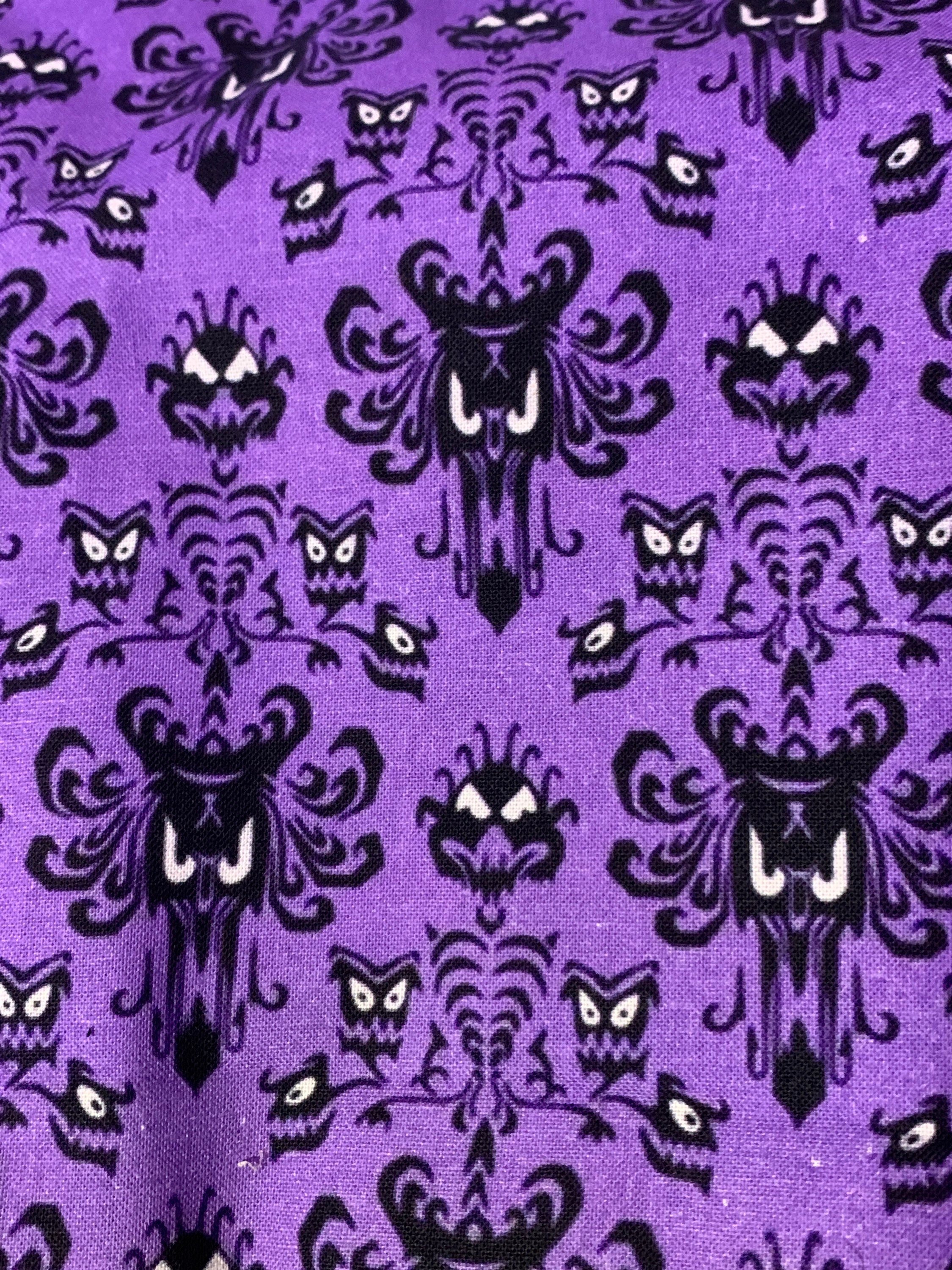 The Haunted Mansion Wallpaper Print disney Face Mask // Face