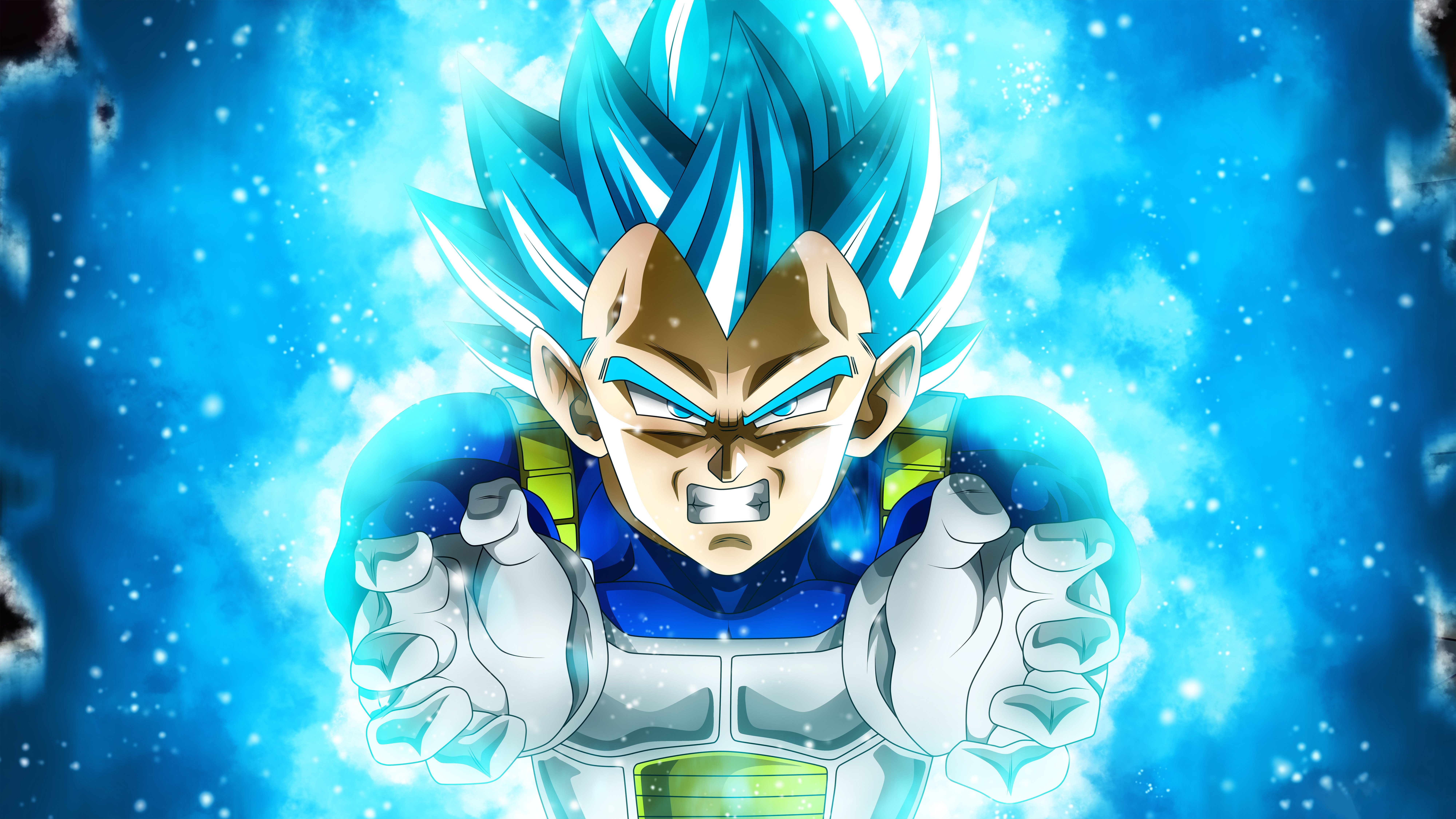 Vegeta Super Saiyan Blue from Dragon Ball Super Anime Wallpaper