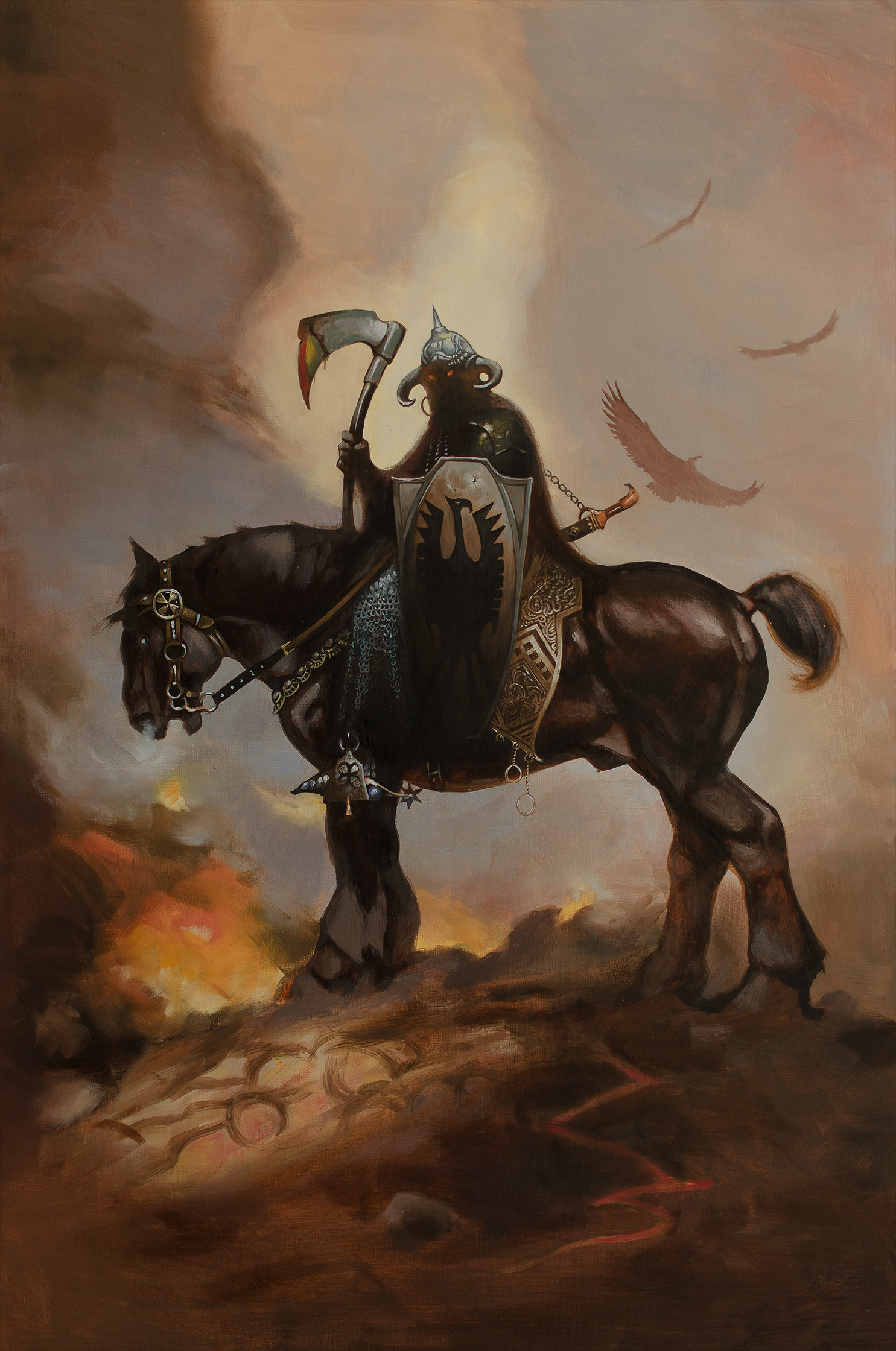 Frank Frazetta Death Dealer Master Study
