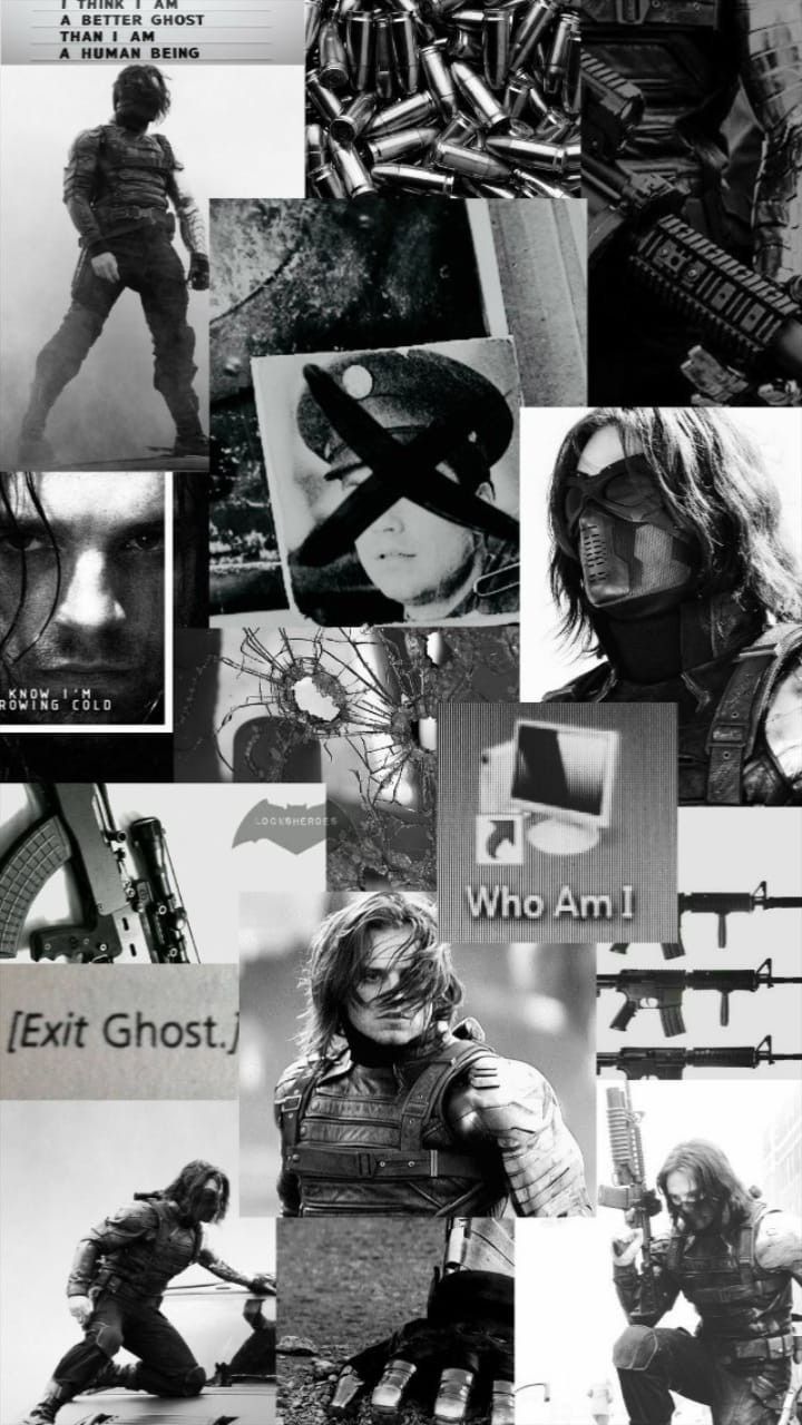 Wallpaper Barnes. Bucky barnes marvel, Bucky barnes aesthetic, Marvel background