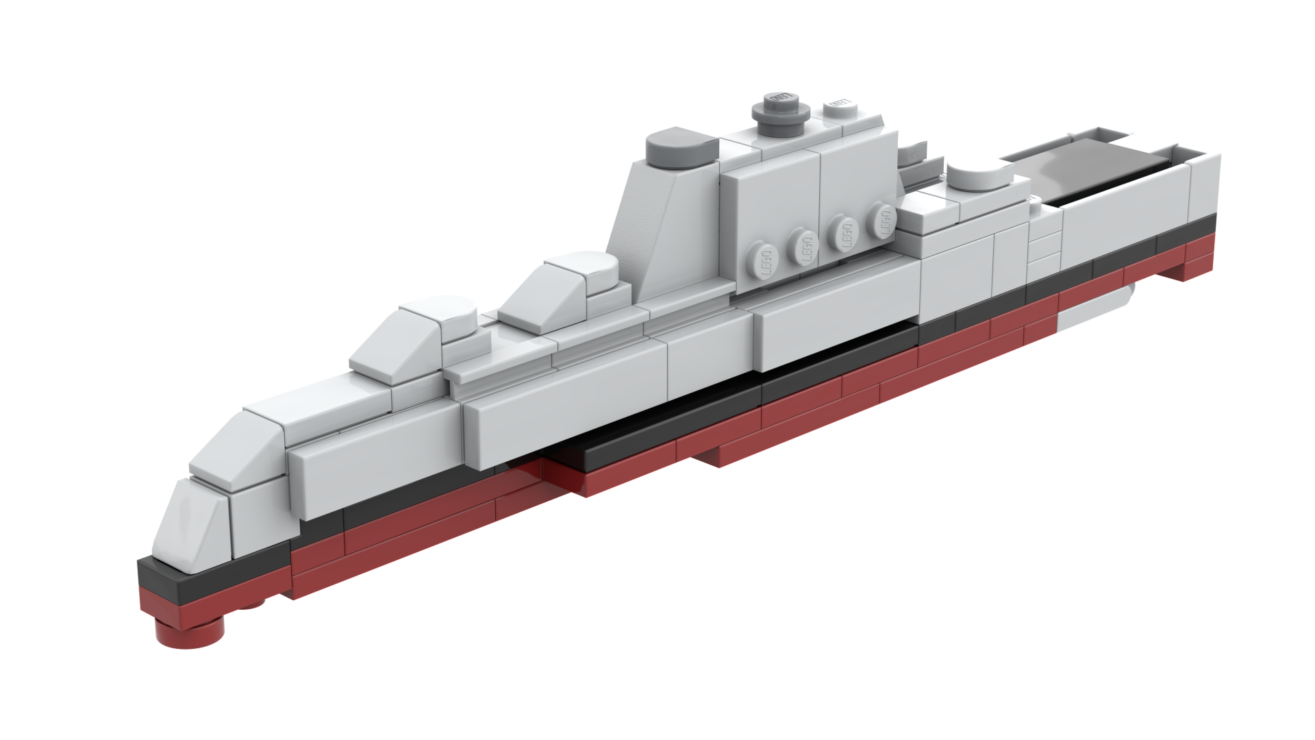 LEGO® Zumwalt Class Destroyer MOC