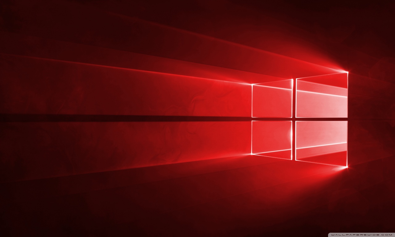 Windows 10 Red in 4K Ultra HD Desktop Background Wallpaper for: Widescreen & UltraWide Desktop & Laptop, Multi Display, Dual & Triple Monitor, Tablet