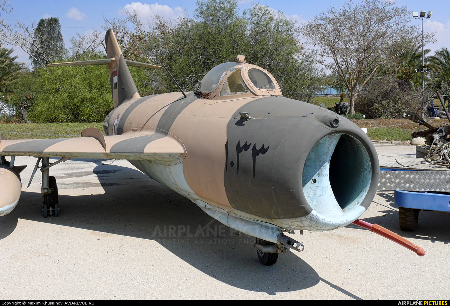 Egypt Force Mikoyan Gurevich MiG 17 At Beersheba. Photo ID 1141179