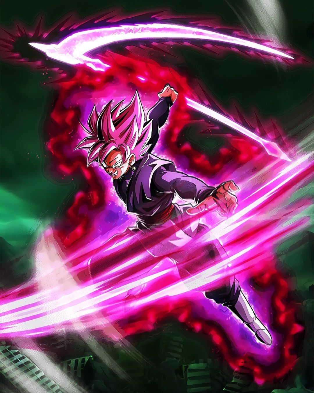 Goku Black Rose, dragon ball legends, goku black, super saiyan, HD phone  wallpaper