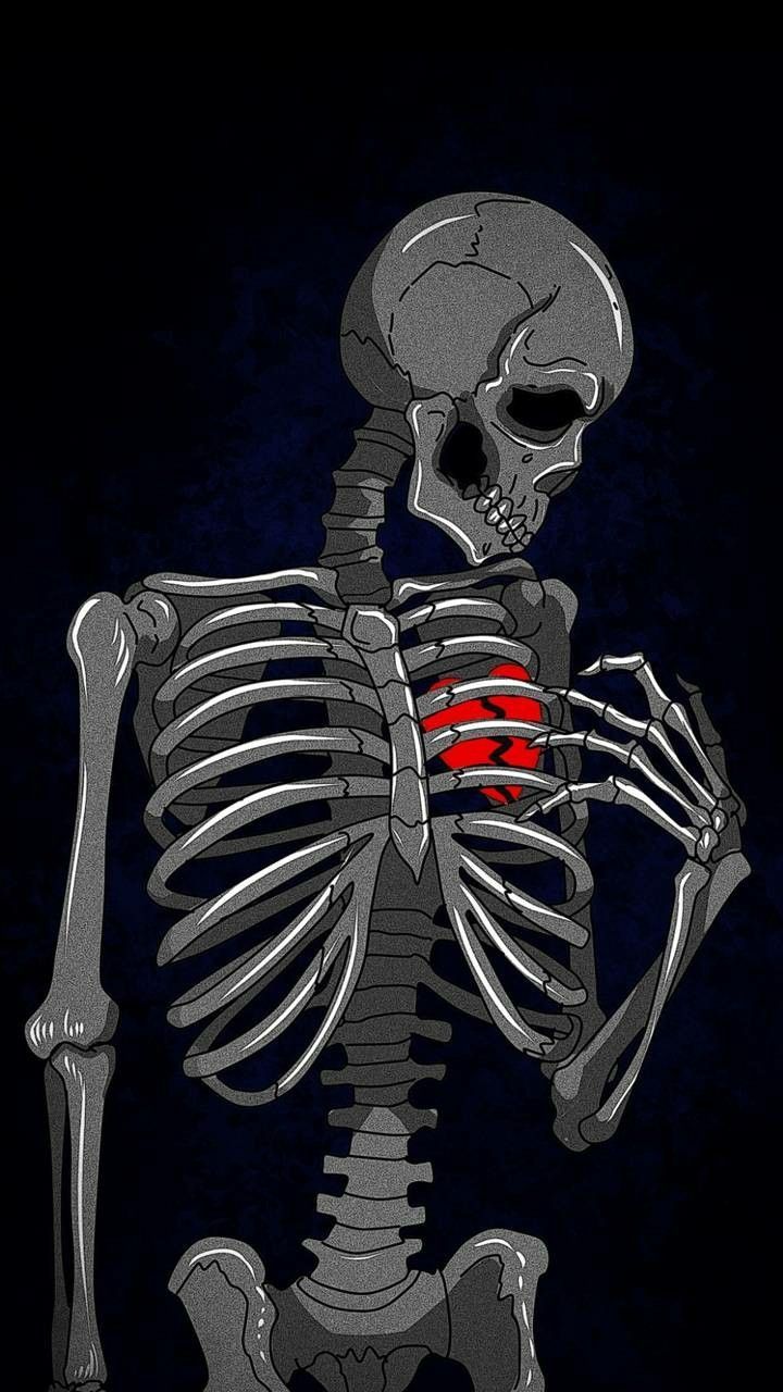 Skeleton Love Wallpaper