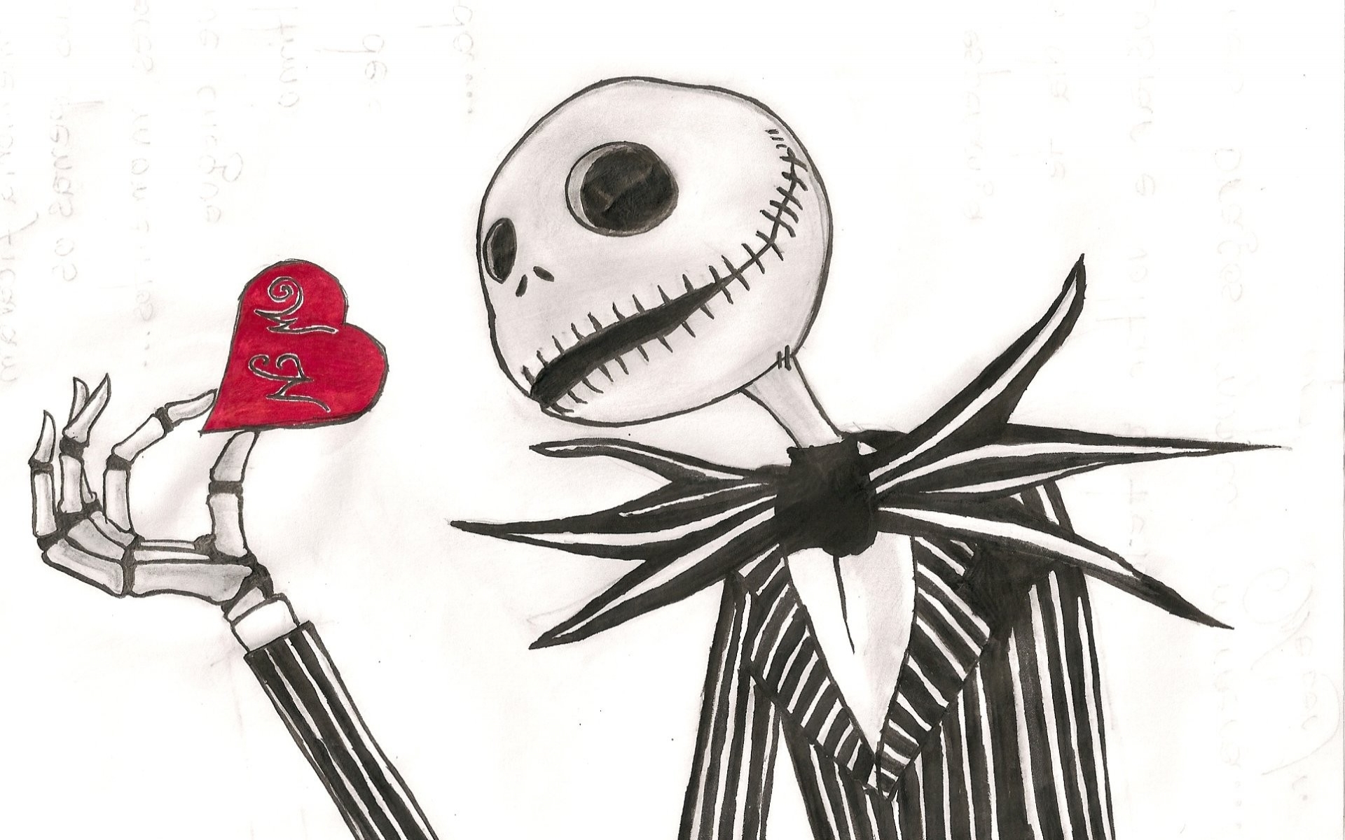 jack, Skellington, The, Nightmare, Before, Christmas, Dark, Skull, Love, Romance, Mood, Art Wallpaper HD / Desktop and Mobile Background