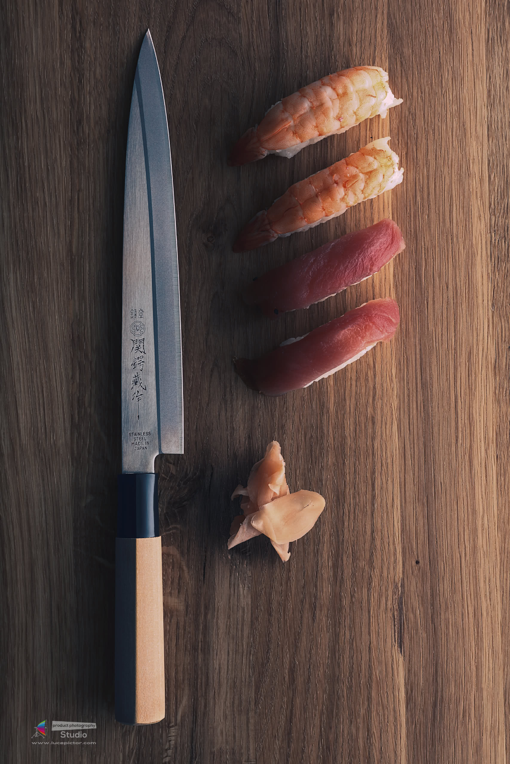 Yanagiba editorial and product photography. Photographing food, Food drink photography, Kitchen knives