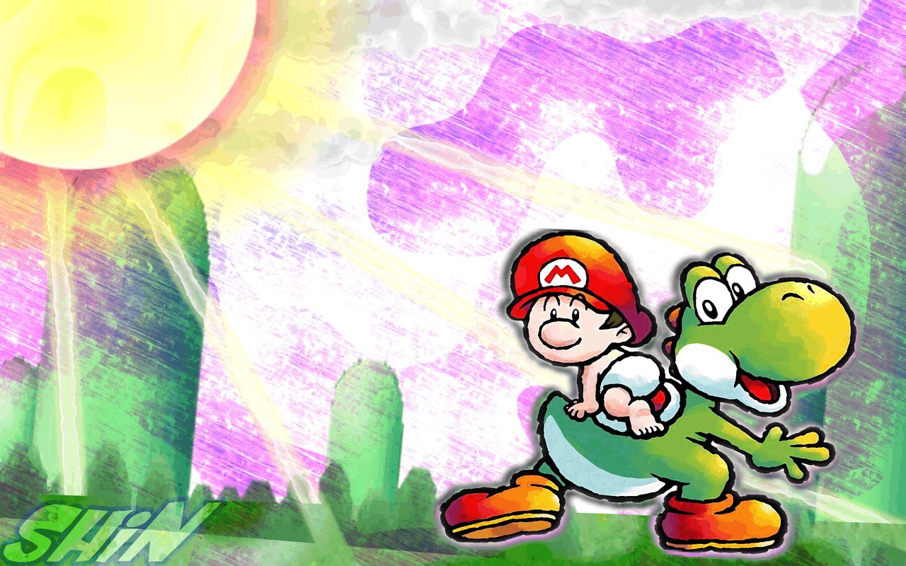 Yoshi and Baby Mario