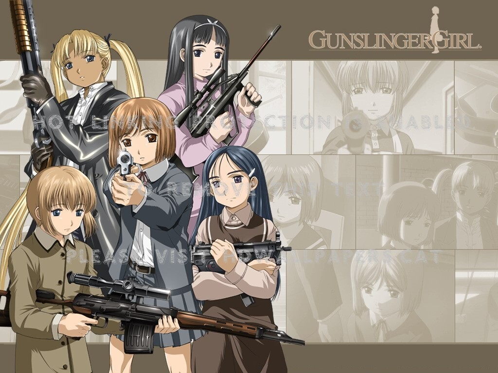 gunslinger girl rifle anime