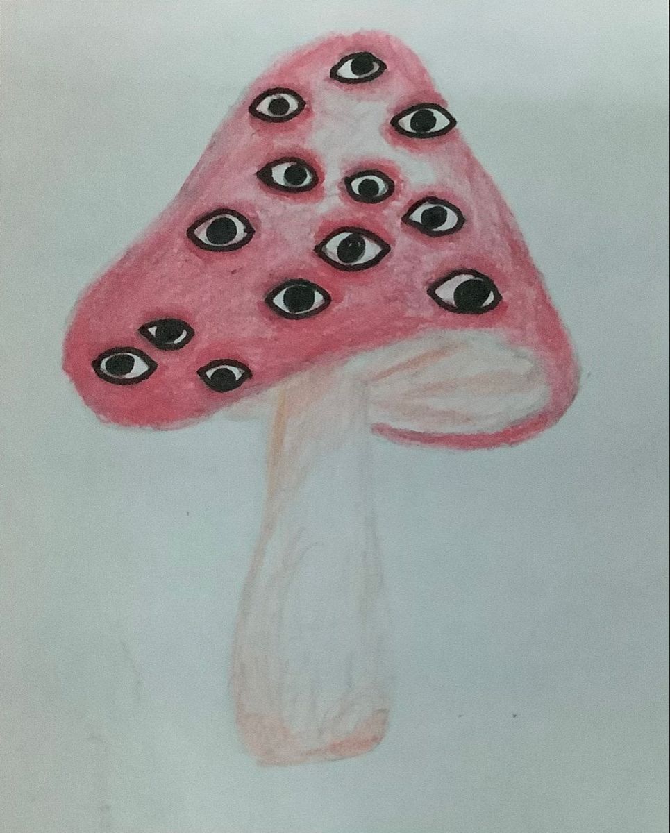 surreal mushroom. Mushroom drawing, Stuffed mushrooms, Drawings