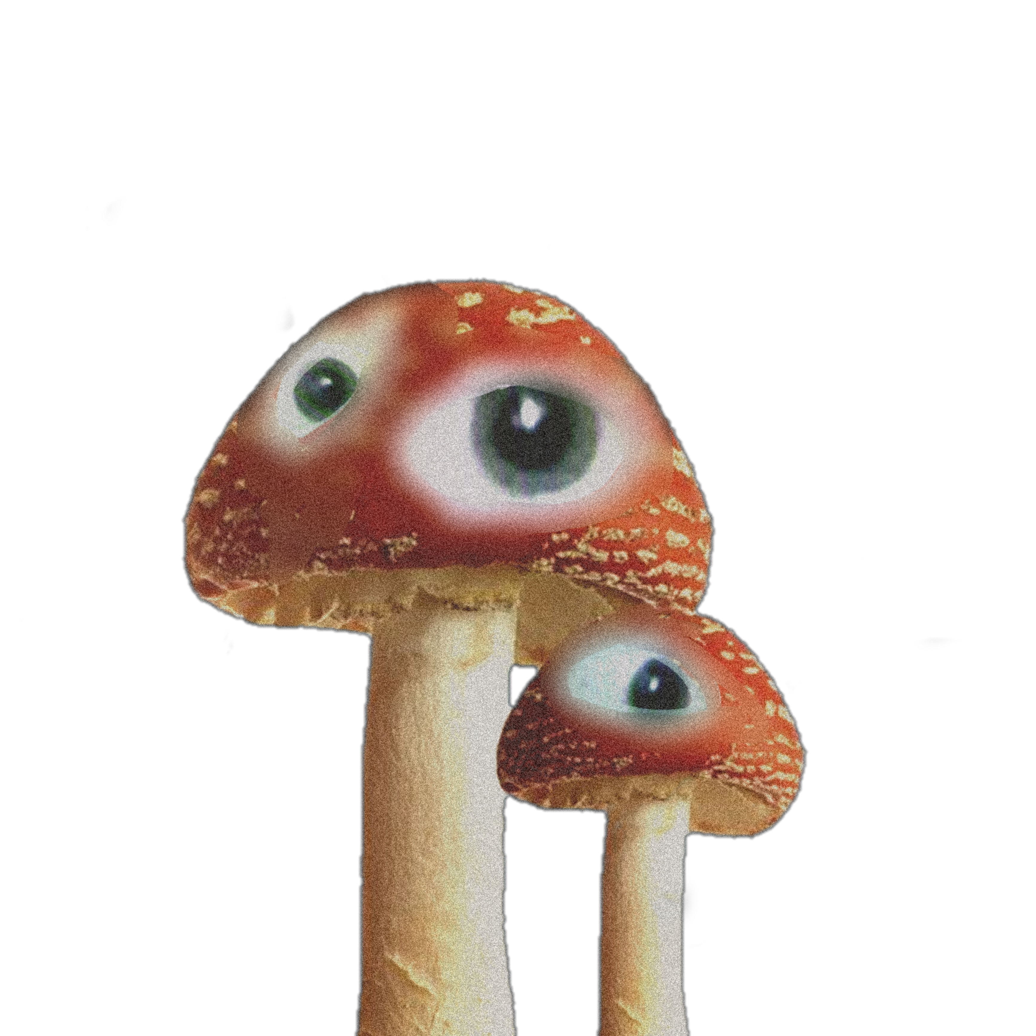 Weirdcore Mushroom Eyes