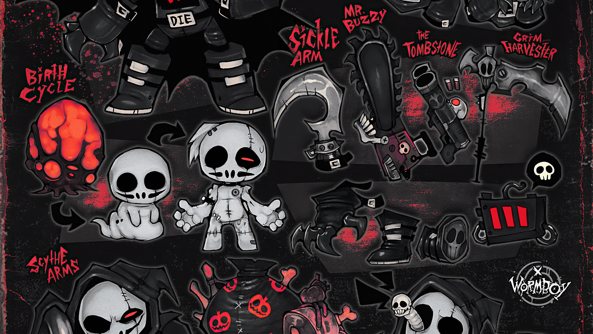 Grim Reapers Skulls 4k Laptop Full HD 1080P HD 4k Wallpaper, Image, Background, Photo and Picture