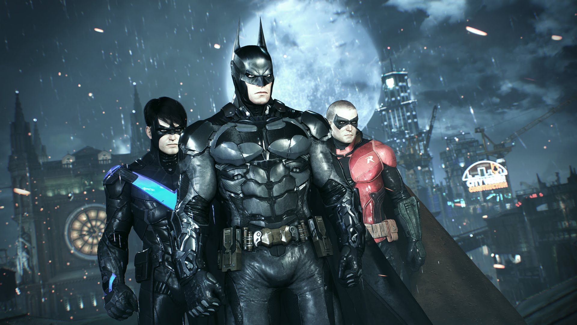 Desktop Wallpaper Batman: Arkham Knight Video Game, Batman's Team, HD Image, Picture, Background, Zdifmp