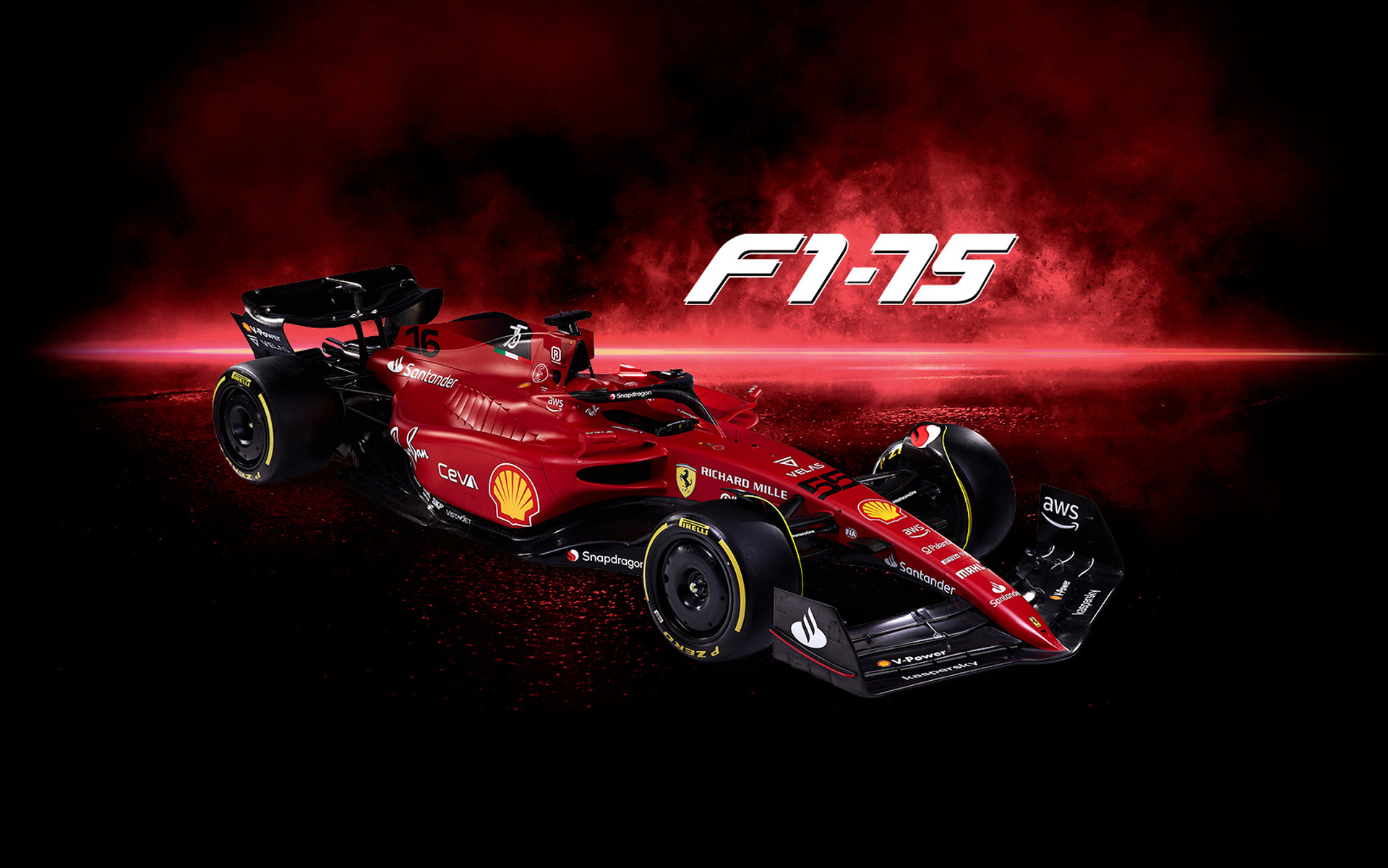 2022 Ferrari F1 75 Formula One Race Car Makes Debut