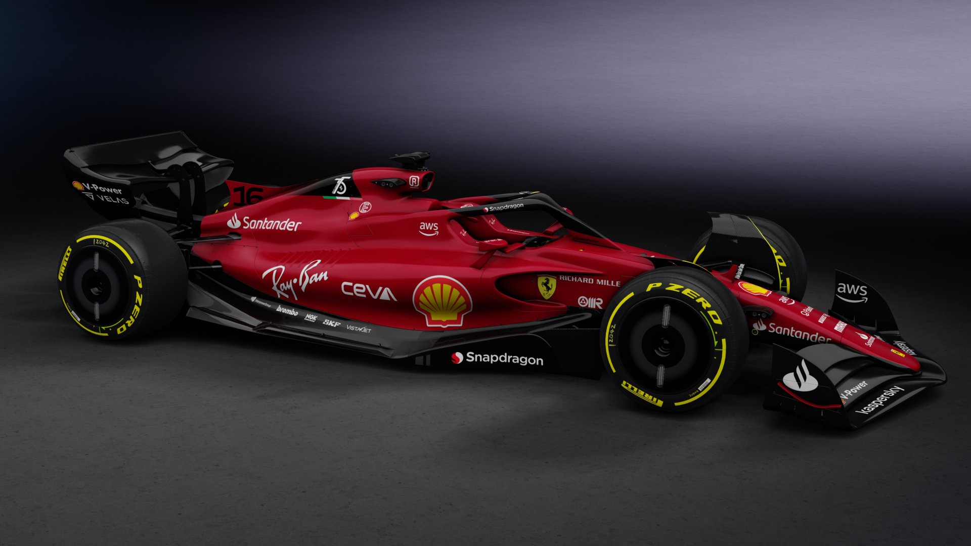 Formula Hybrid X 2022 Evo Ferrari F1 75 Livery