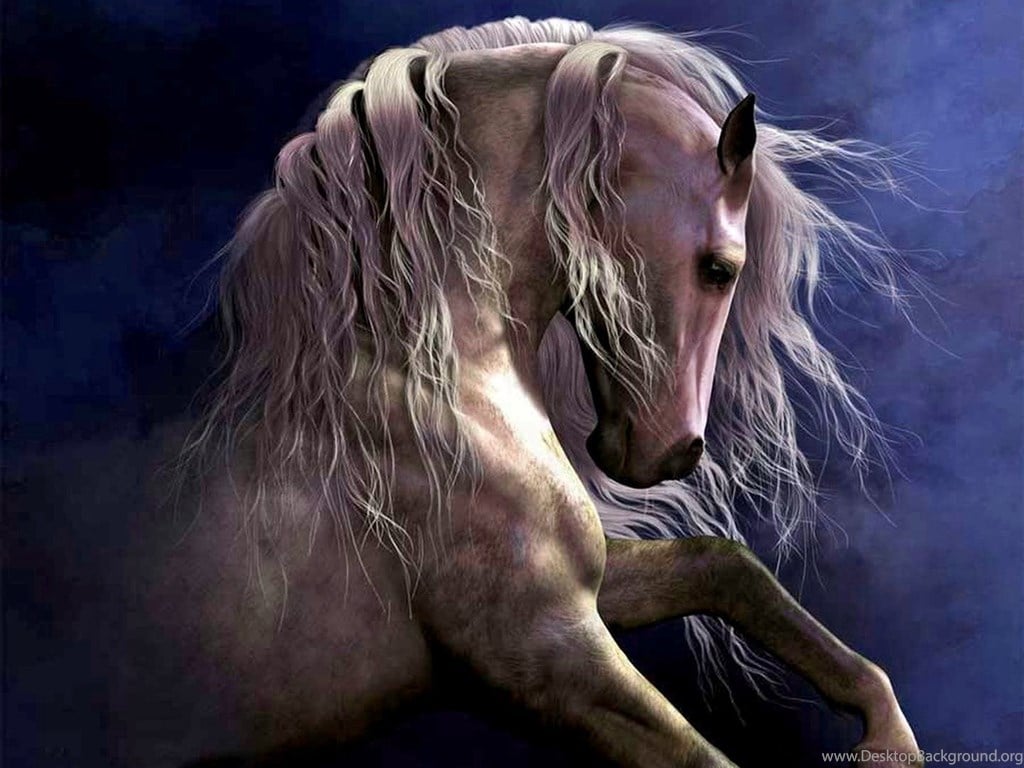 Horses: Regal Painting Fantasy Horse Stallion HD Wallpaper For HD. Desktop Background