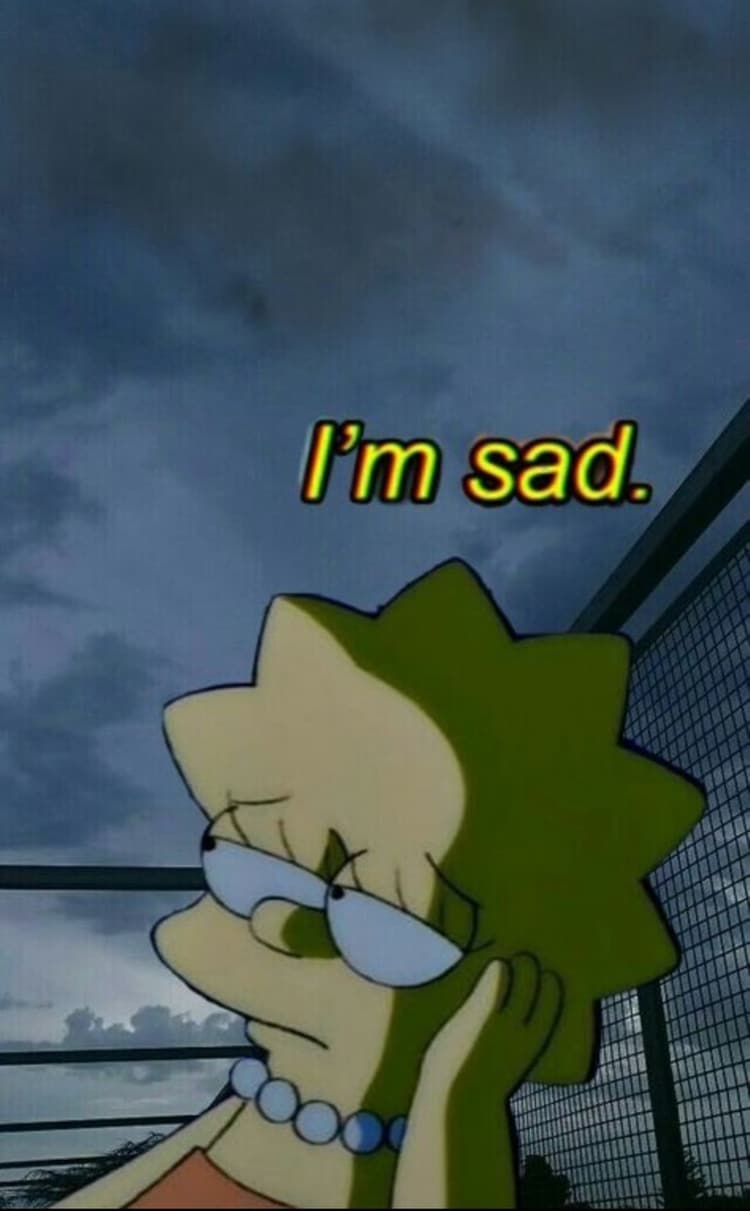 Lisa Simpsons Sad Wallpaper