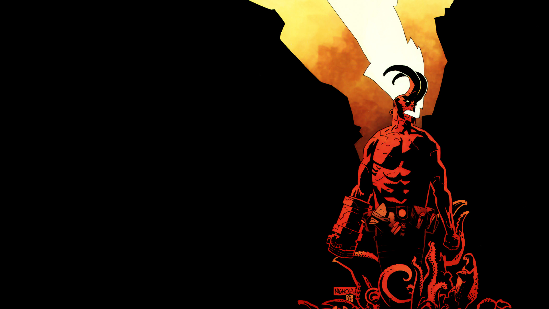 Hellboy Is A Fictional Superhero Created By Writer Artist Mike Mignola