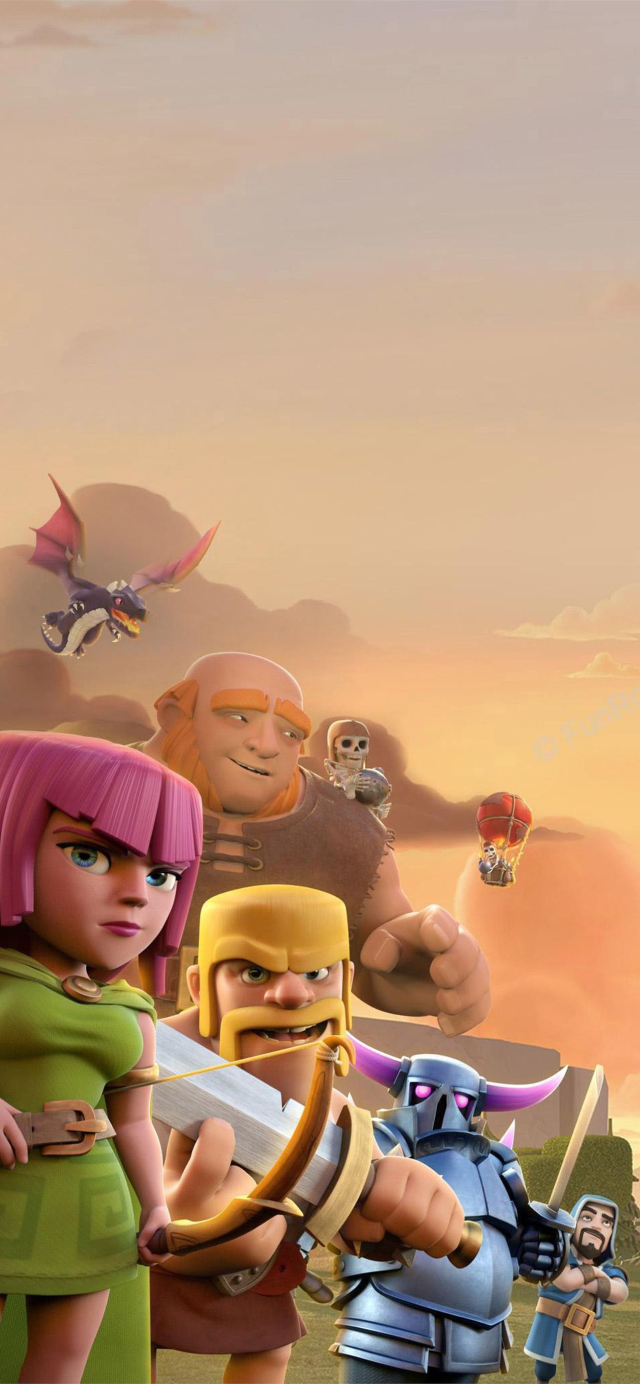 Clash Of Clans Troops iPhone Wallpaper Free Download