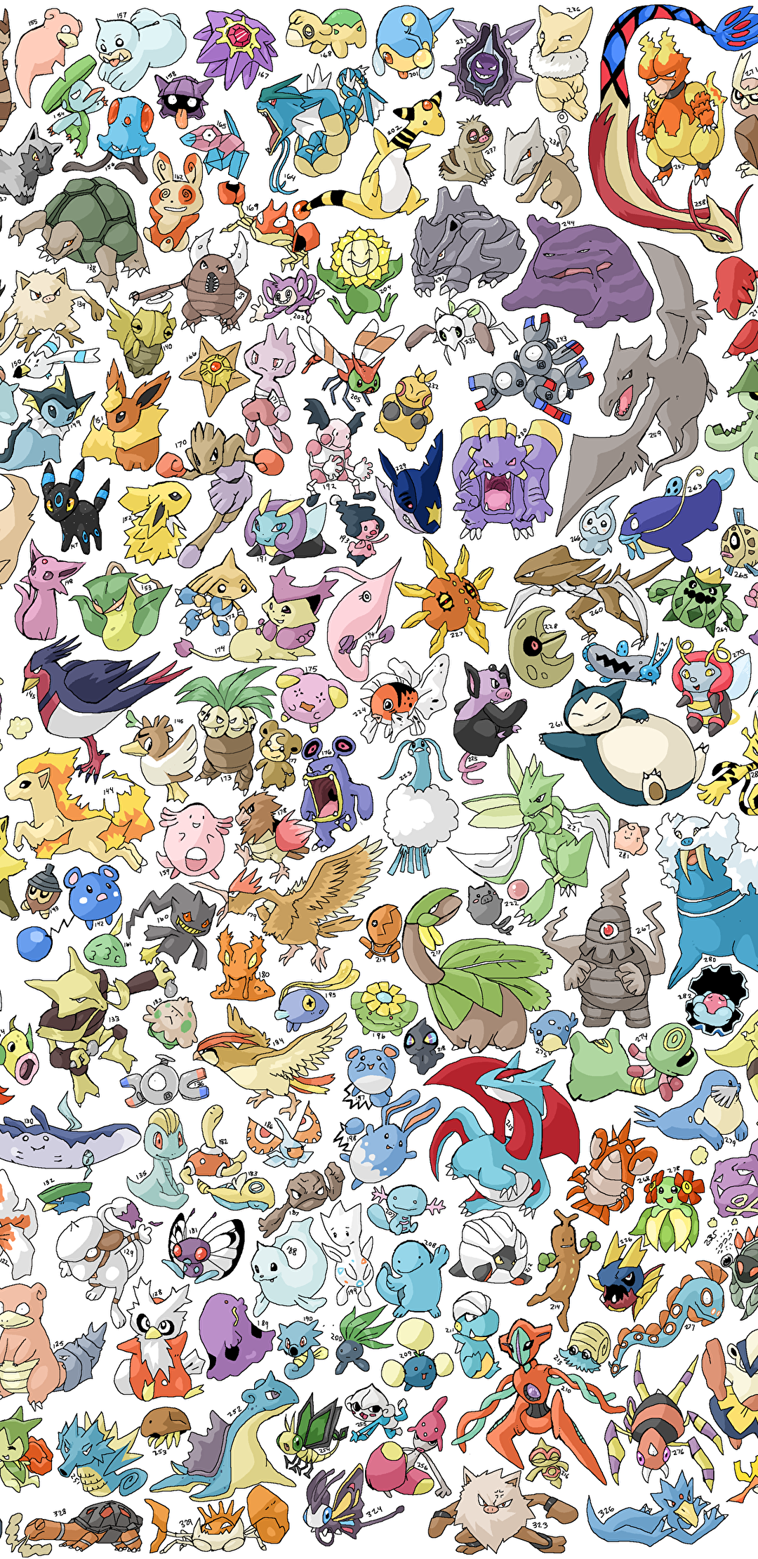 Pokemon Gen 1 3 Collage [3840x2160]