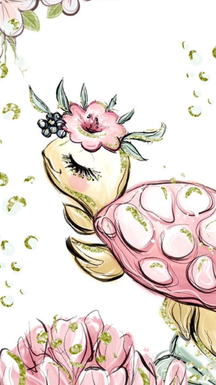 Kawaii Turtle Wallpaper