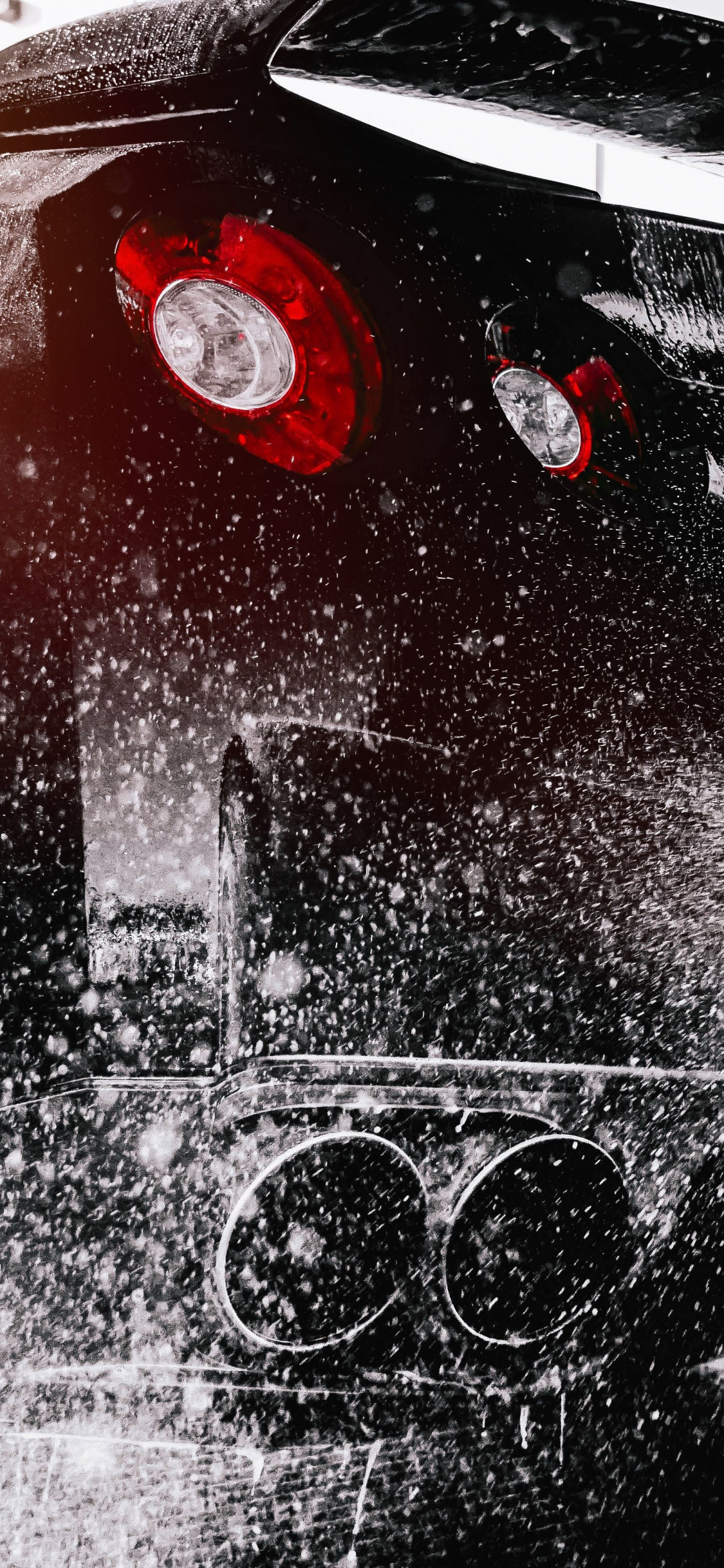 Download wallpaper 1125x2436 nissan r35 gtr, rear, iphone x, 1125x2436 HD background, 8791