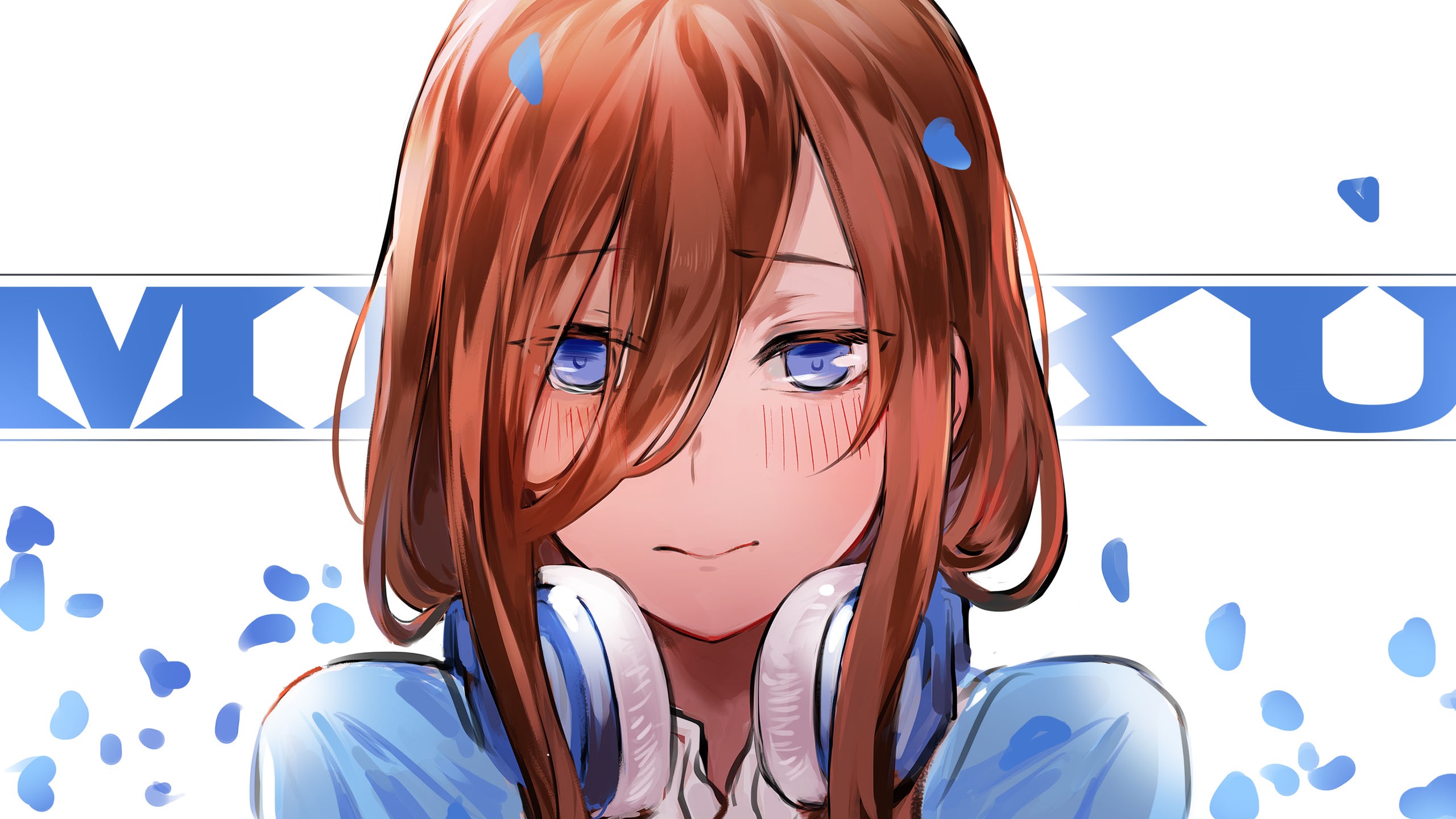 Miku Nakano. Desktop wallpaper. 2560x1440