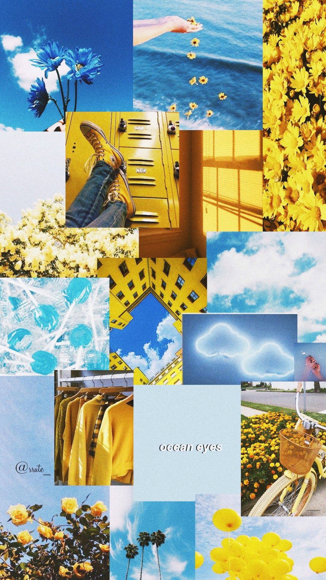 Yellow Blue Aesthetic Wallpaper Free Yellow Blue Aesthetic Background