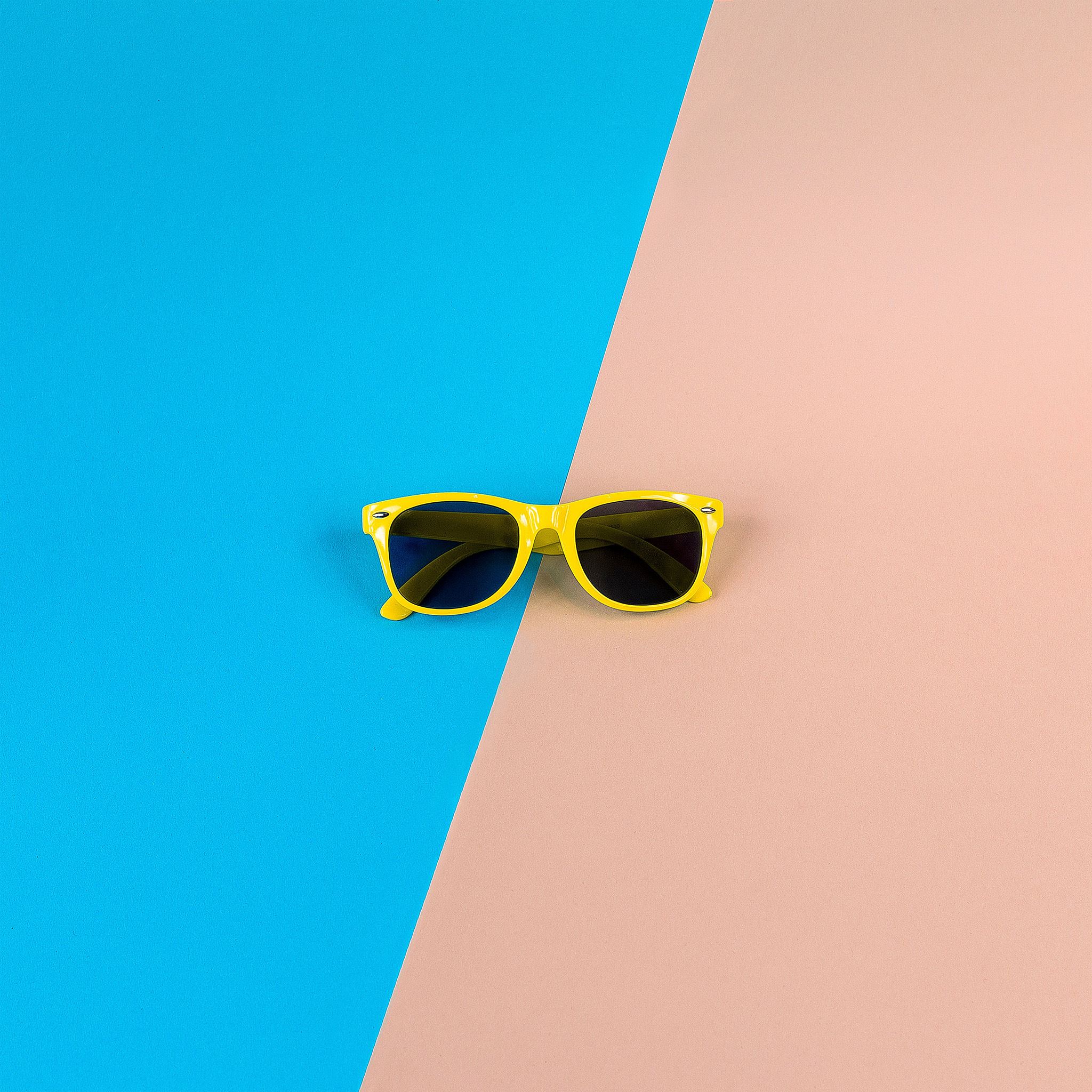 Minimal Glasses Pink Blue Yellow iPad Air Wallpaper Free Download