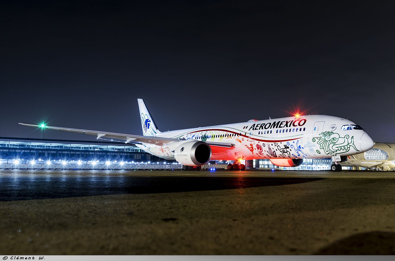 Boeing 787 9 Aeromexico Quetzalcoatl Livery XA ADL. Boeing 787, Boeing, Aircraft