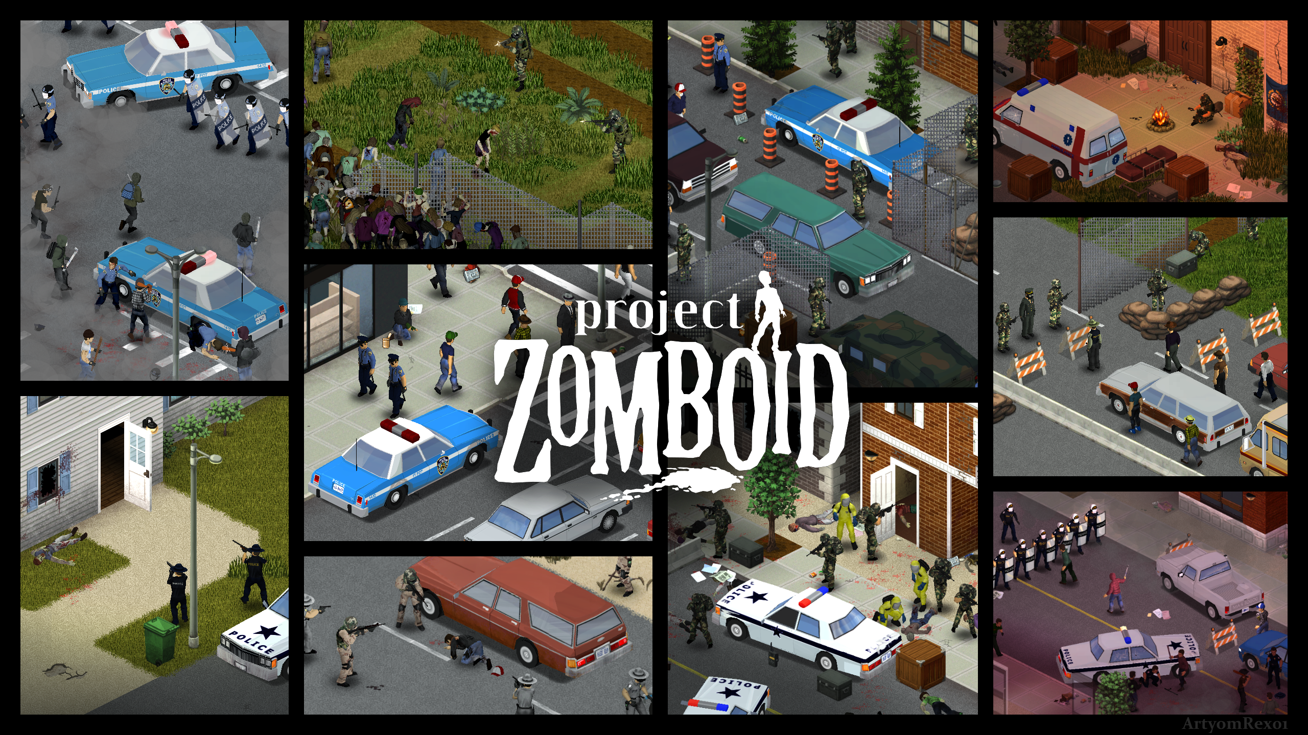 Project zomboid wallpaper 2560x1440 and 3840x2160