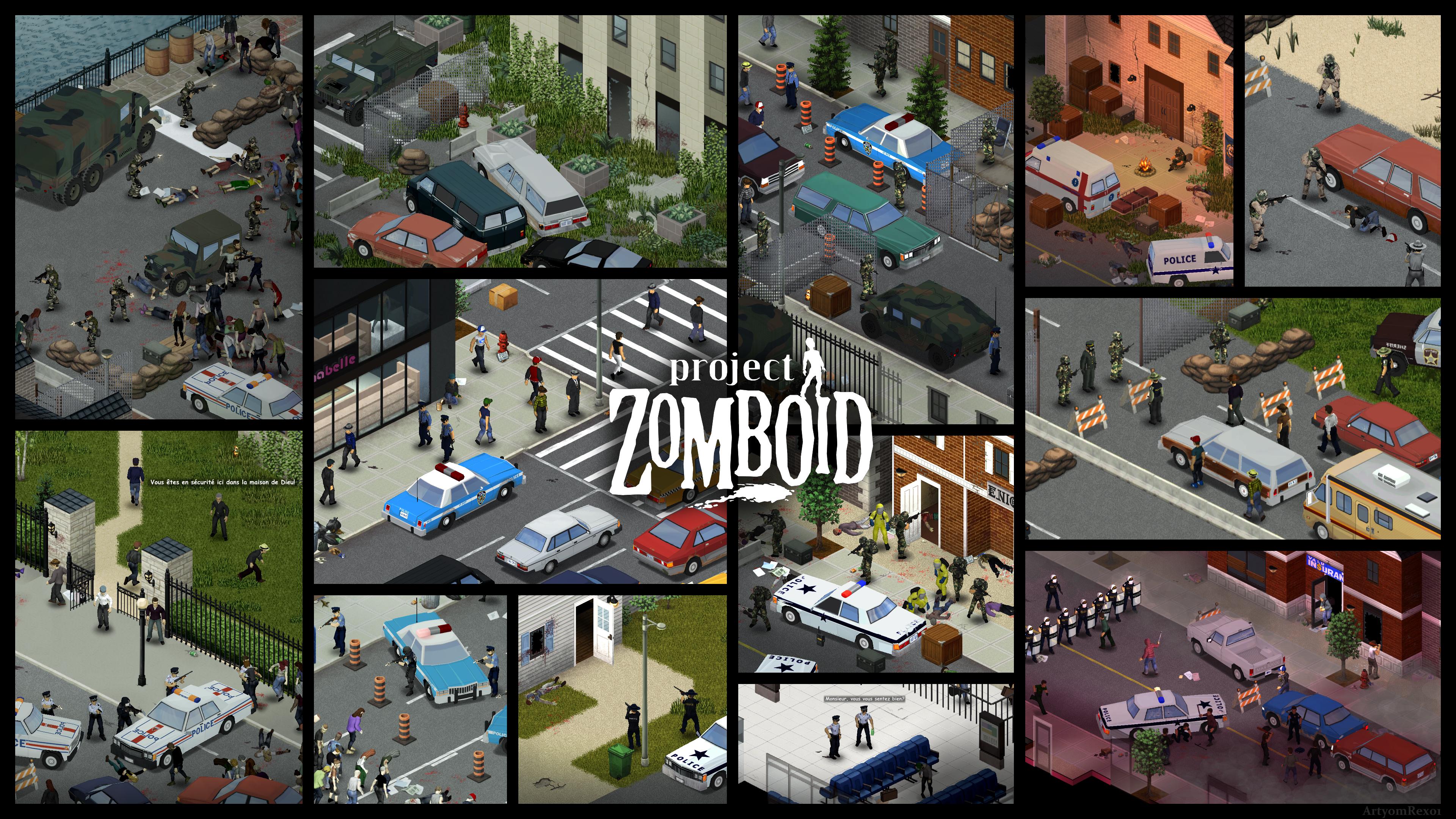 Wallpaper art zombies zombie art survival Project Zomboid images for  desktop section игры  download