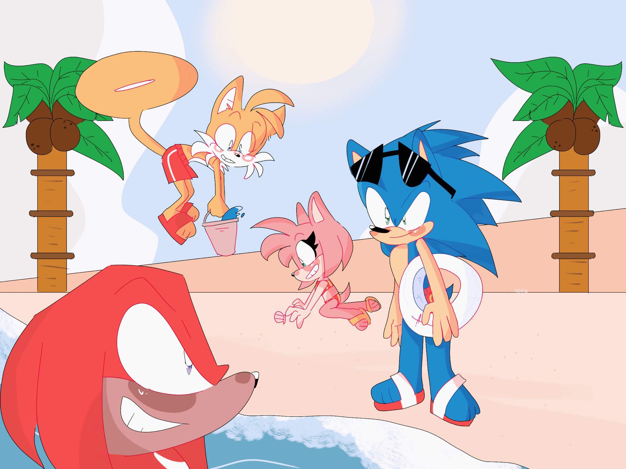 beach boys (and girl). Sonic the Hedgehog! Amino
