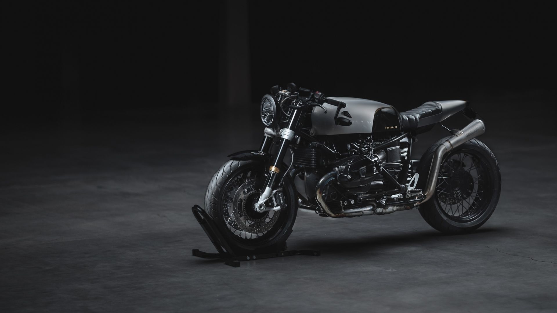 Bike, motorcycle, bmw r ninet, dark wallpaper, HD image, picture, background, 356073