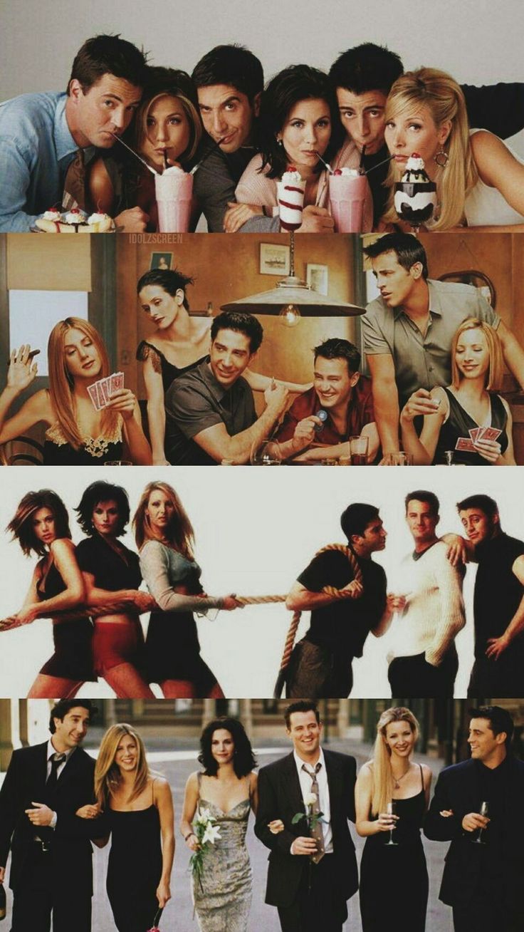 Friends #Ross #Rachel #Monica #Chandler #Joey #Phoebe #FriendsWallpaper. Friends tv series, Friends tv, Friends wallpaper