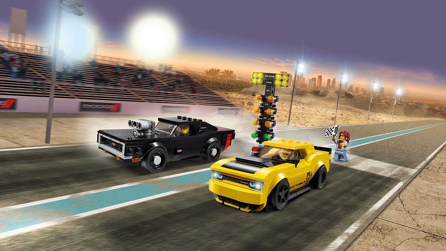 Dodge Challenger SRT Demon And 1970 Dodge Charger R T 75893® Speed Champions Sets.com For Kids