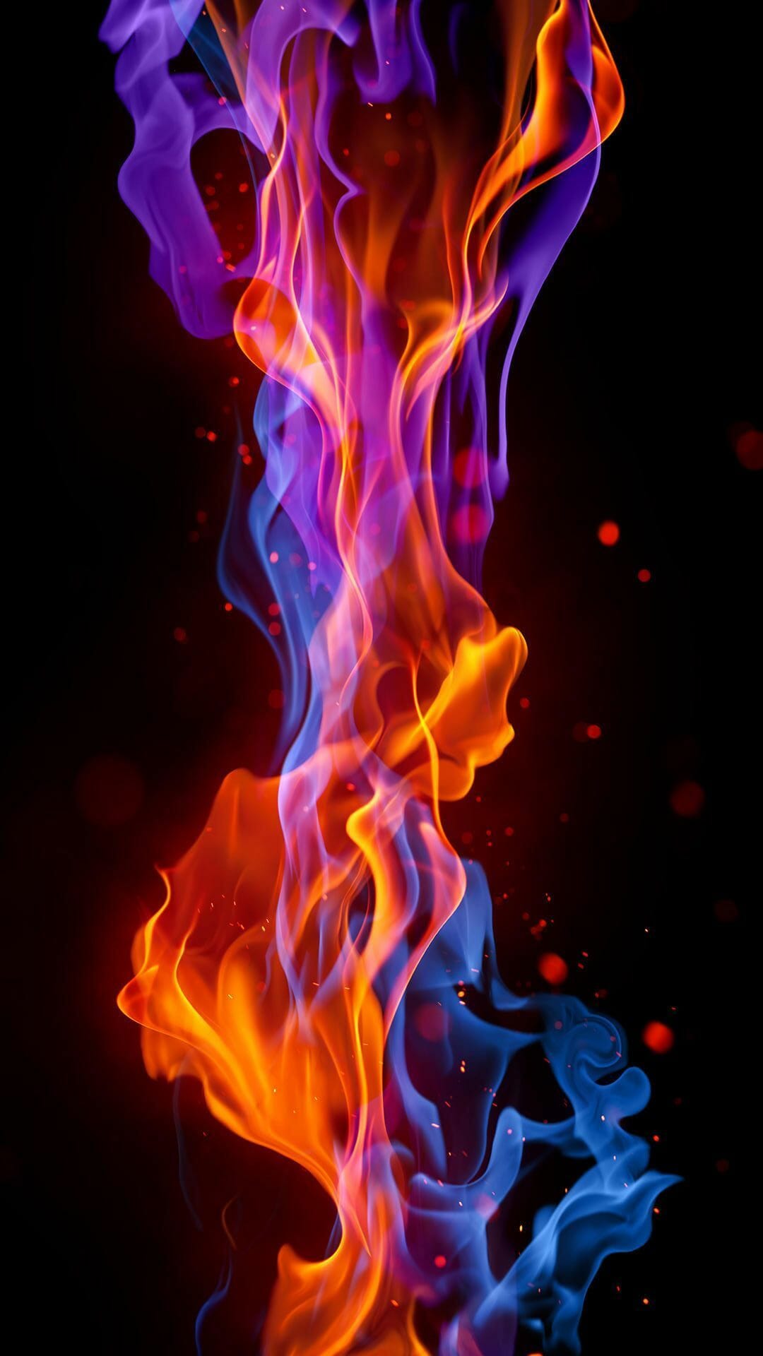 Aesthetic Fire HD Wallpaper (Desktop Background / Android / iPhone) (1080p, 4k) (1080x1920) (2022)