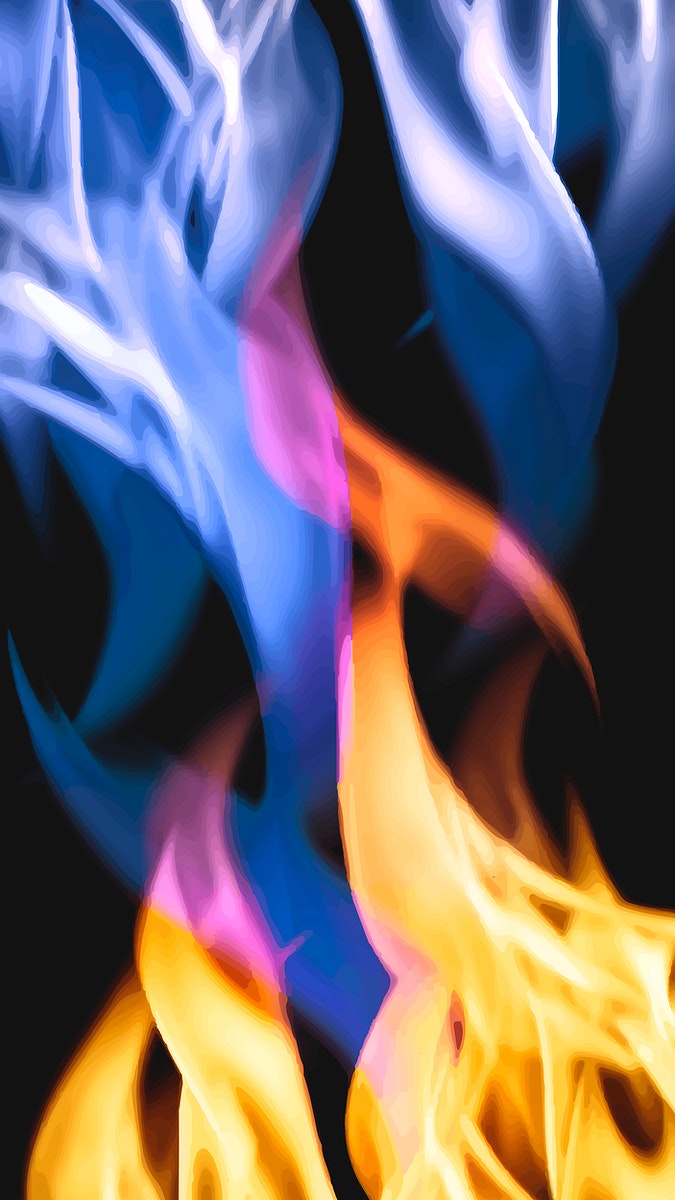 Aesthetic flame iPhone wallpaper, fantasy