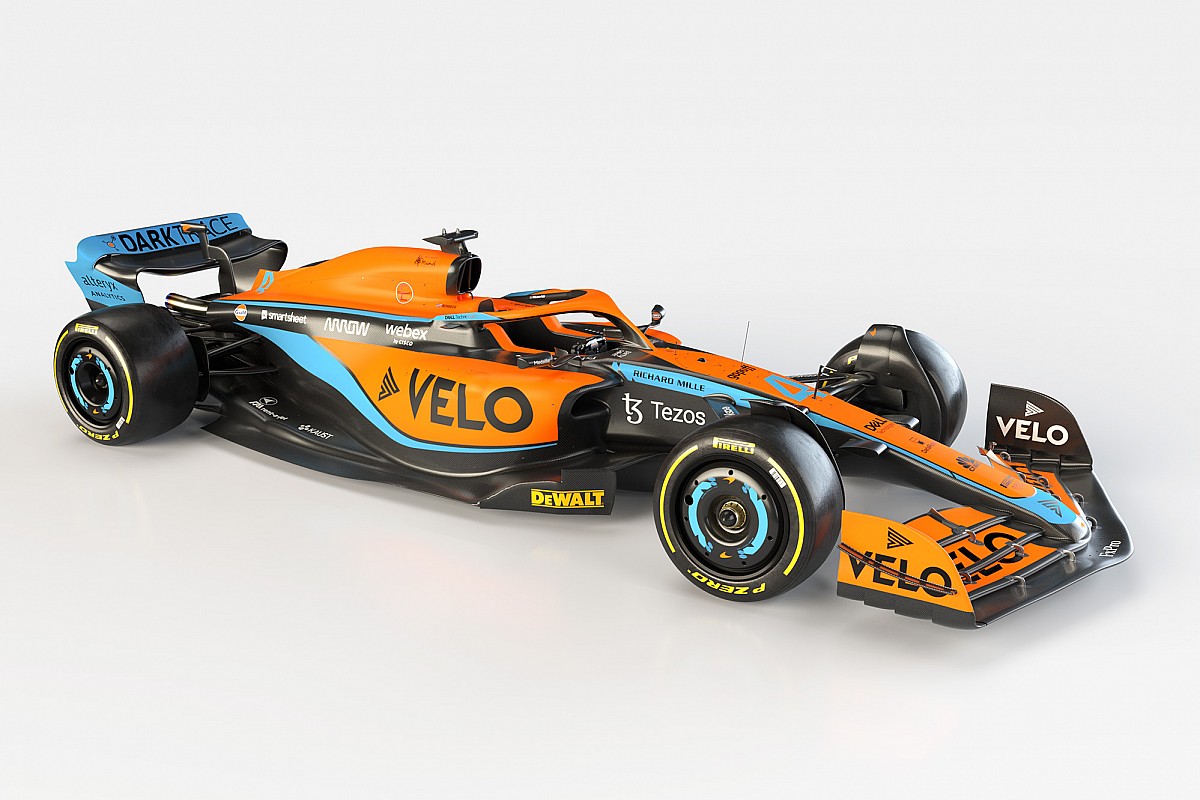 McLaren unveils MCL36 2022 F1 car with updated livery