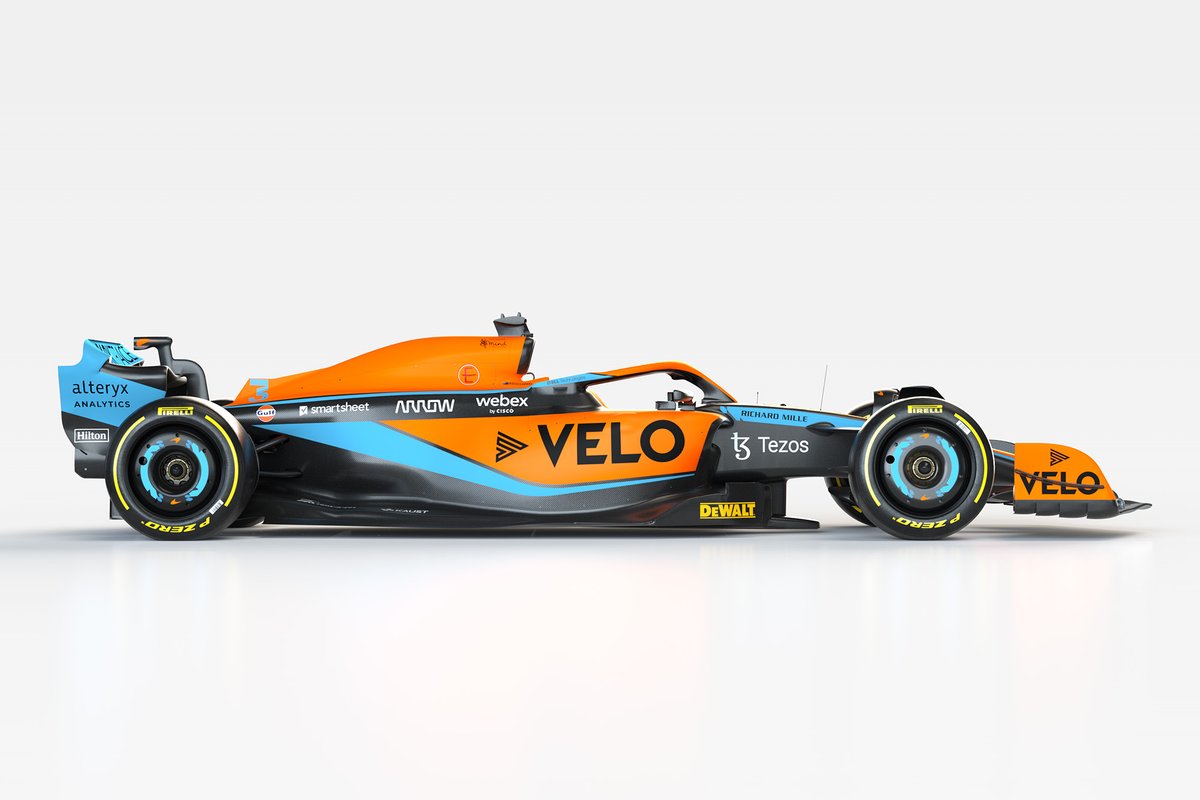 McLaren unveils MCL36 2022 F1 car with updated livery
